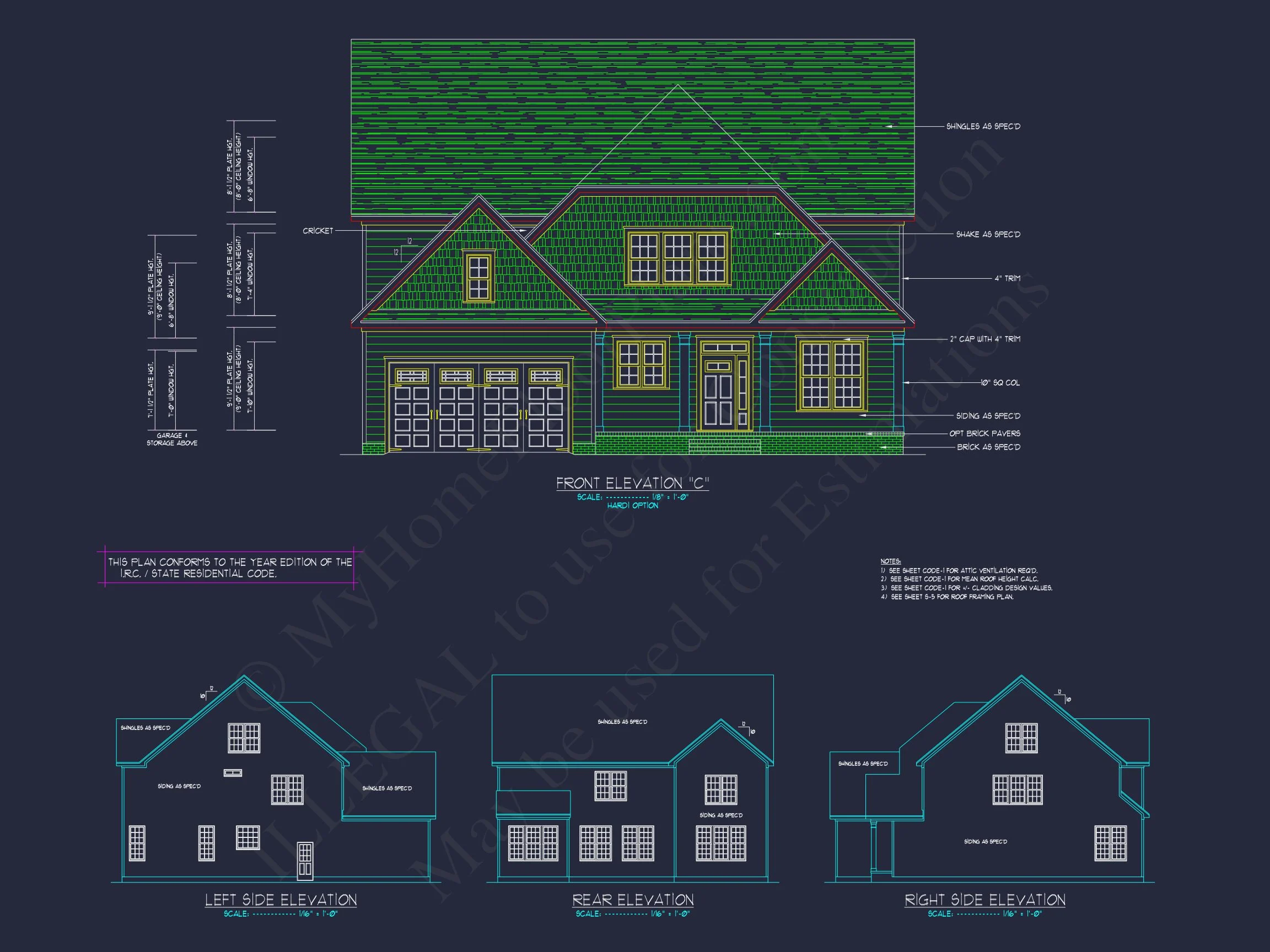 Modern Suburban house Plan with Spacious Floor Designs