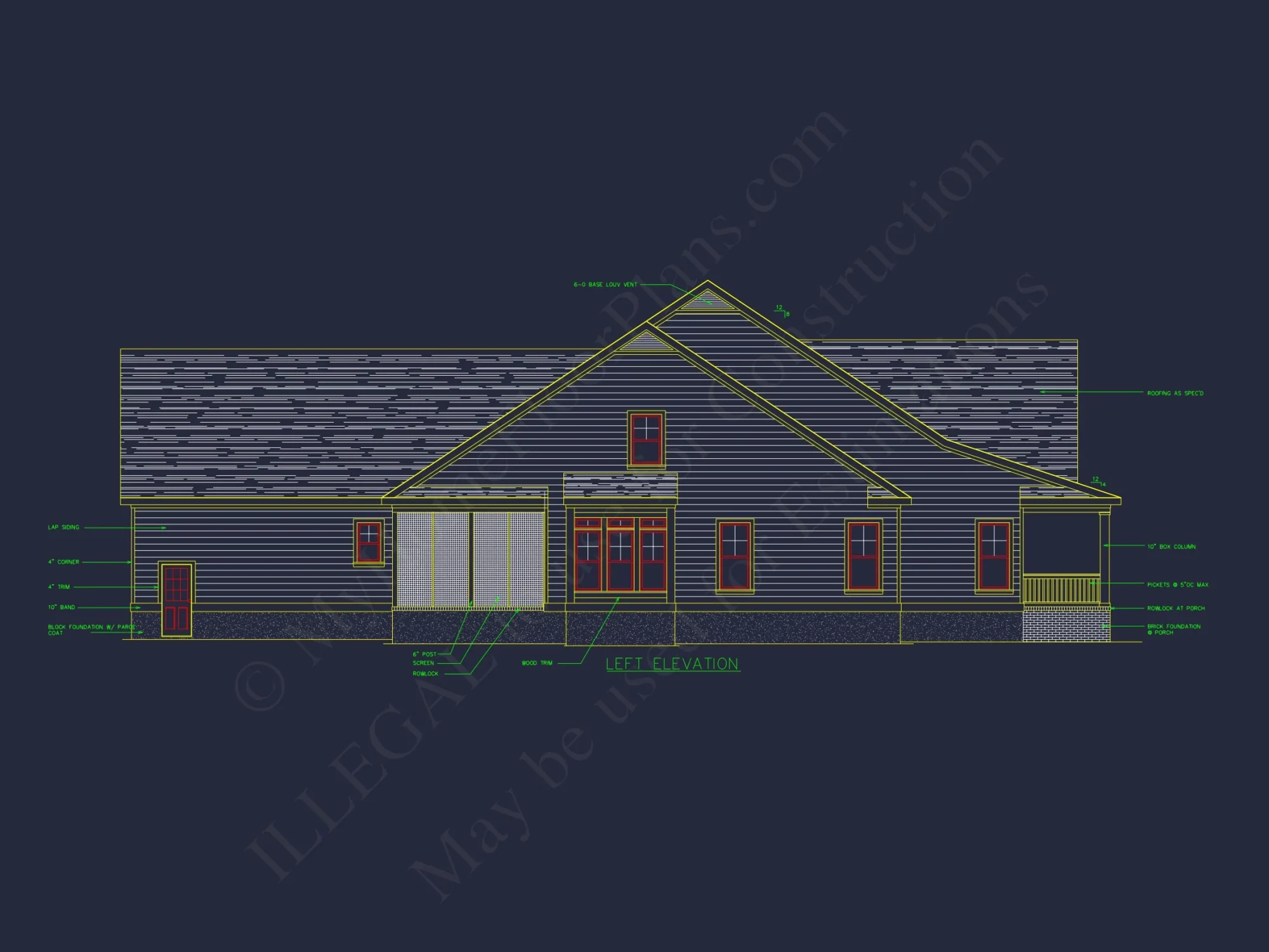 Charming house Floor Plan with CAD Designs, 4 Bedrooms