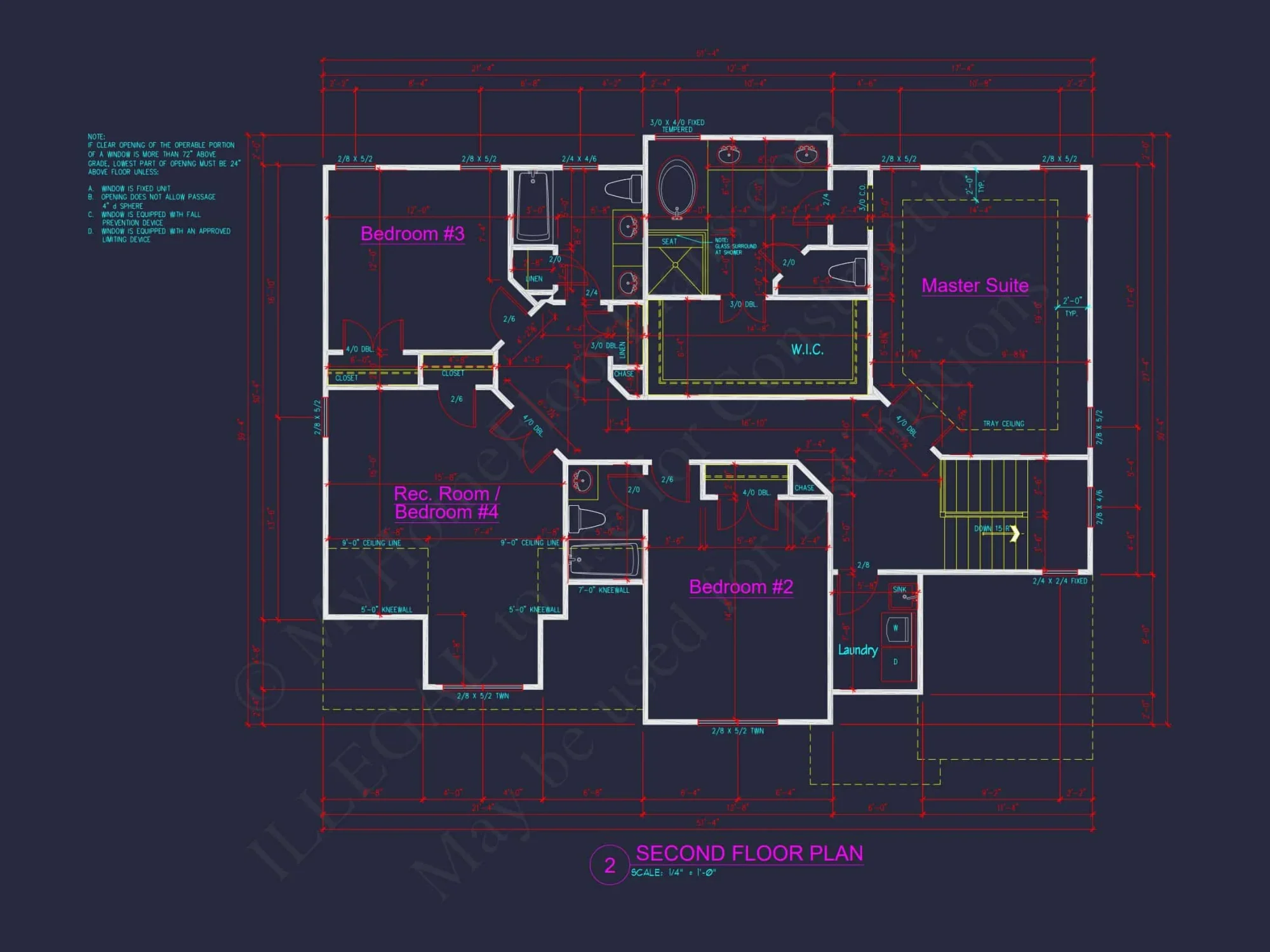 2-Story house Plan with 4 Bedrooms – Floor Plan & Designs