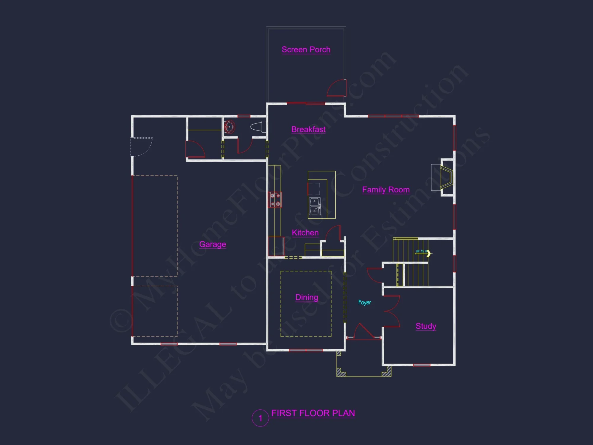 2-Story house Plan with 4 Bedrooms – Floor Plan & Designs