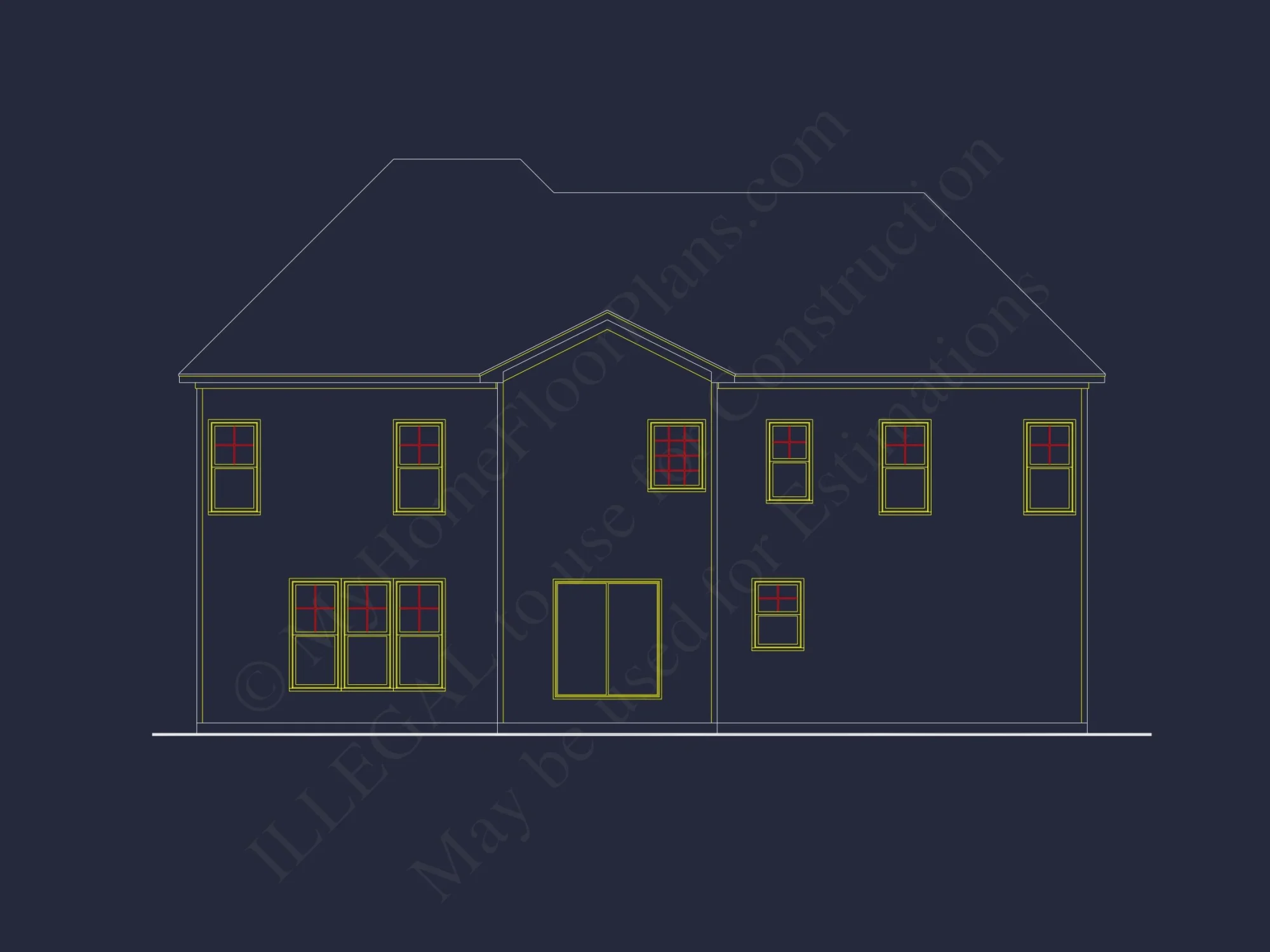 2-Story house Plan with 4 Bedrooms – Floor Plan & Designs