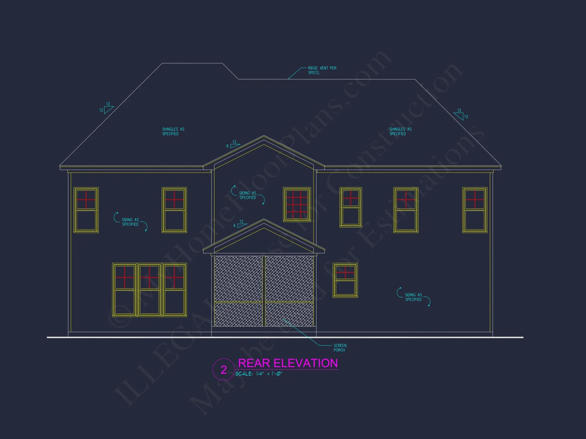 2-Story house Plan with 4 Bedrooms – Floor Plan & Designs