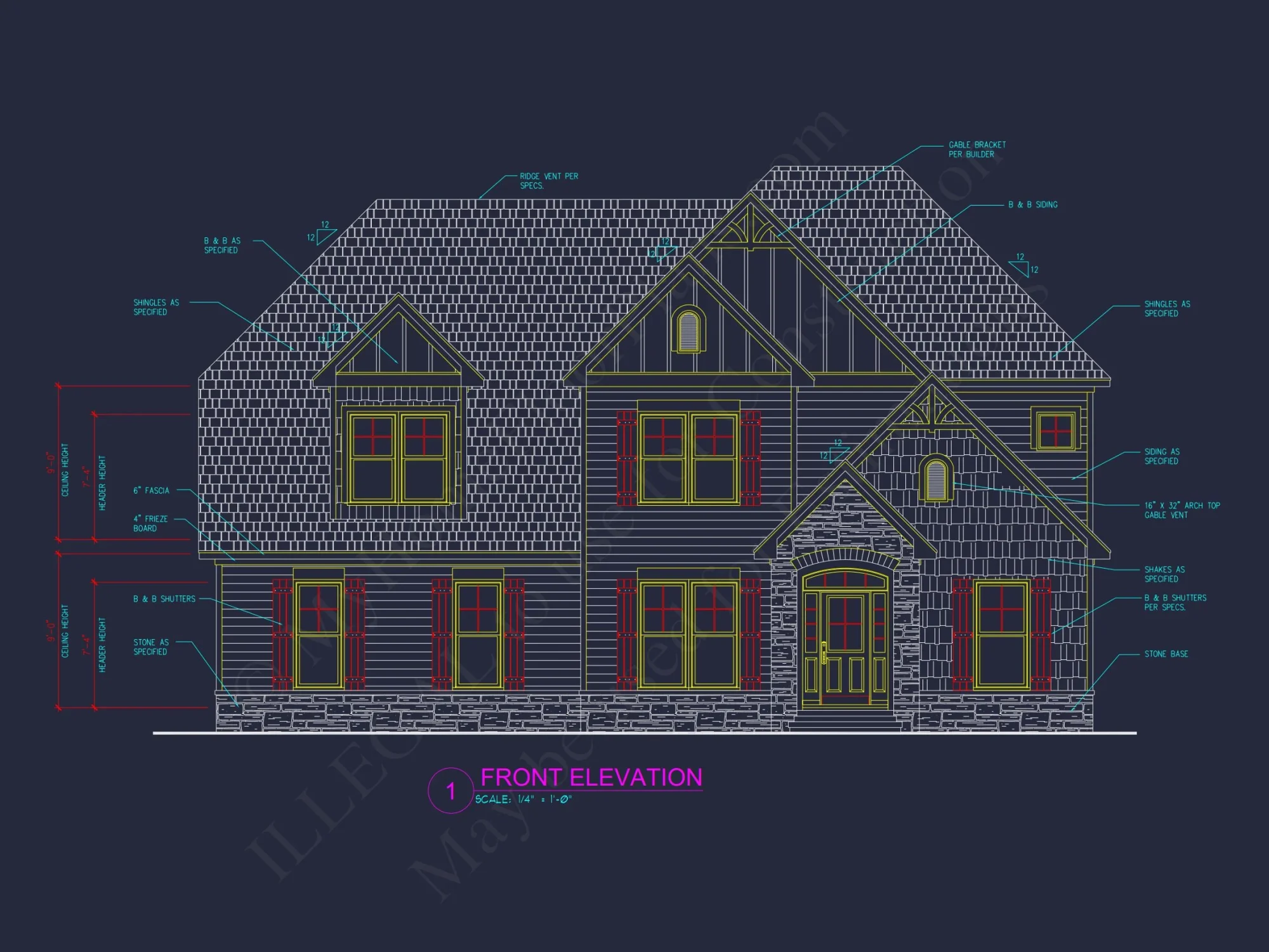 2-Story house Plan with 4 Bedrooms – Floor Plan & Designs