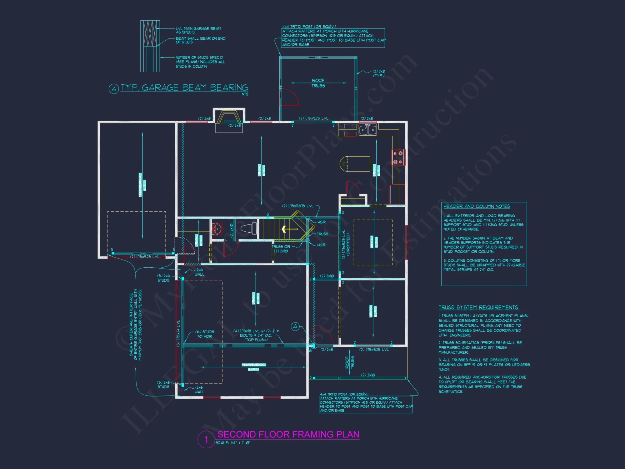 house Design Plan with 2362 Sq Ft CAD Blueprint Layout