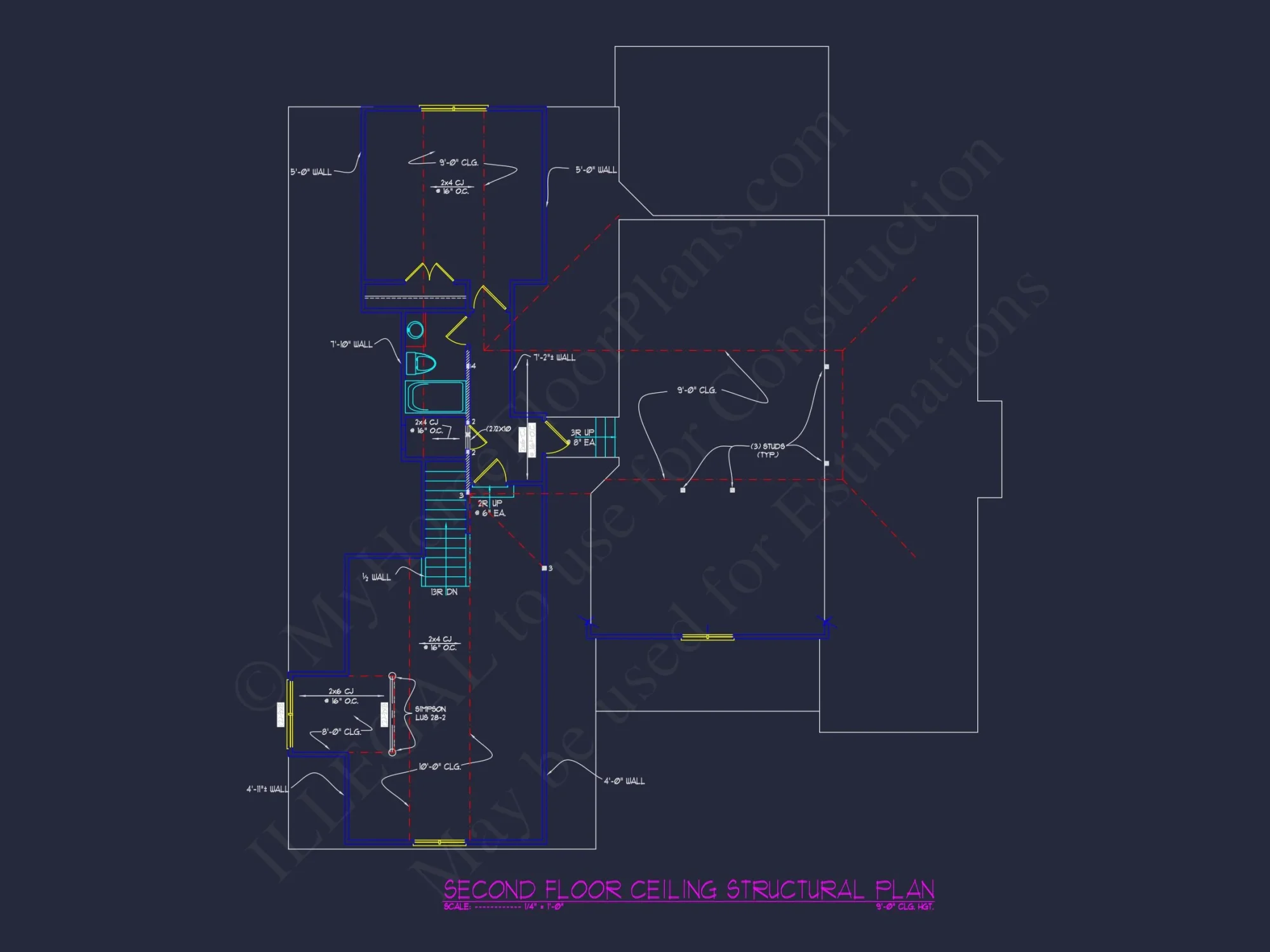 Elegant house Plan with Detailed Blueprint for Custom Designs