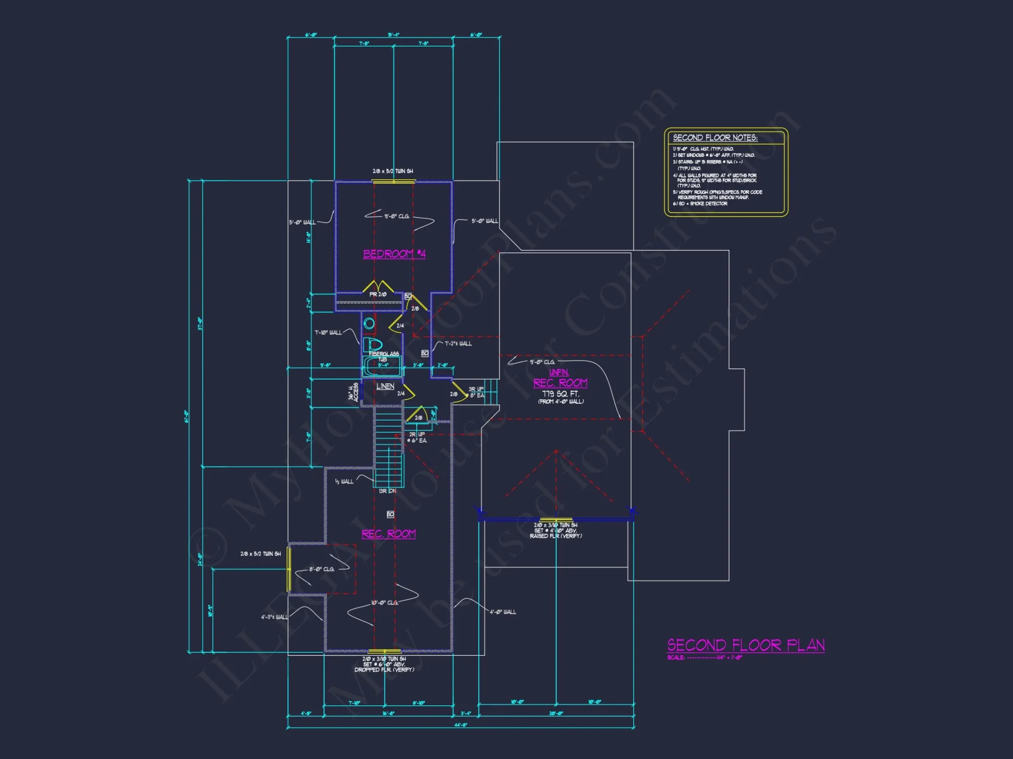 Elegant house Plan with Detailed Blueprint for Custom Designs