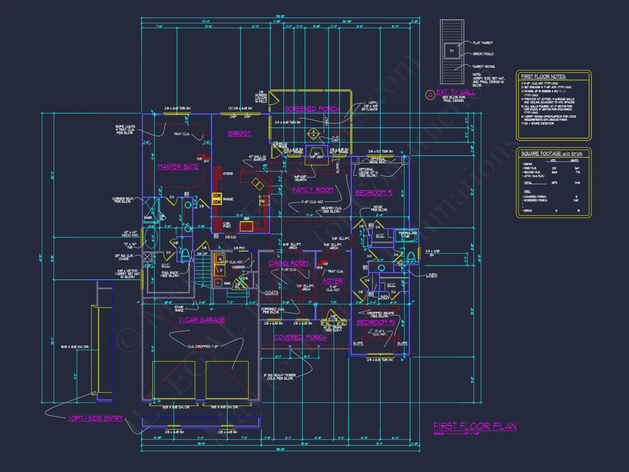 Elegant house Plan with Detailed Blueprint for Custom Designs