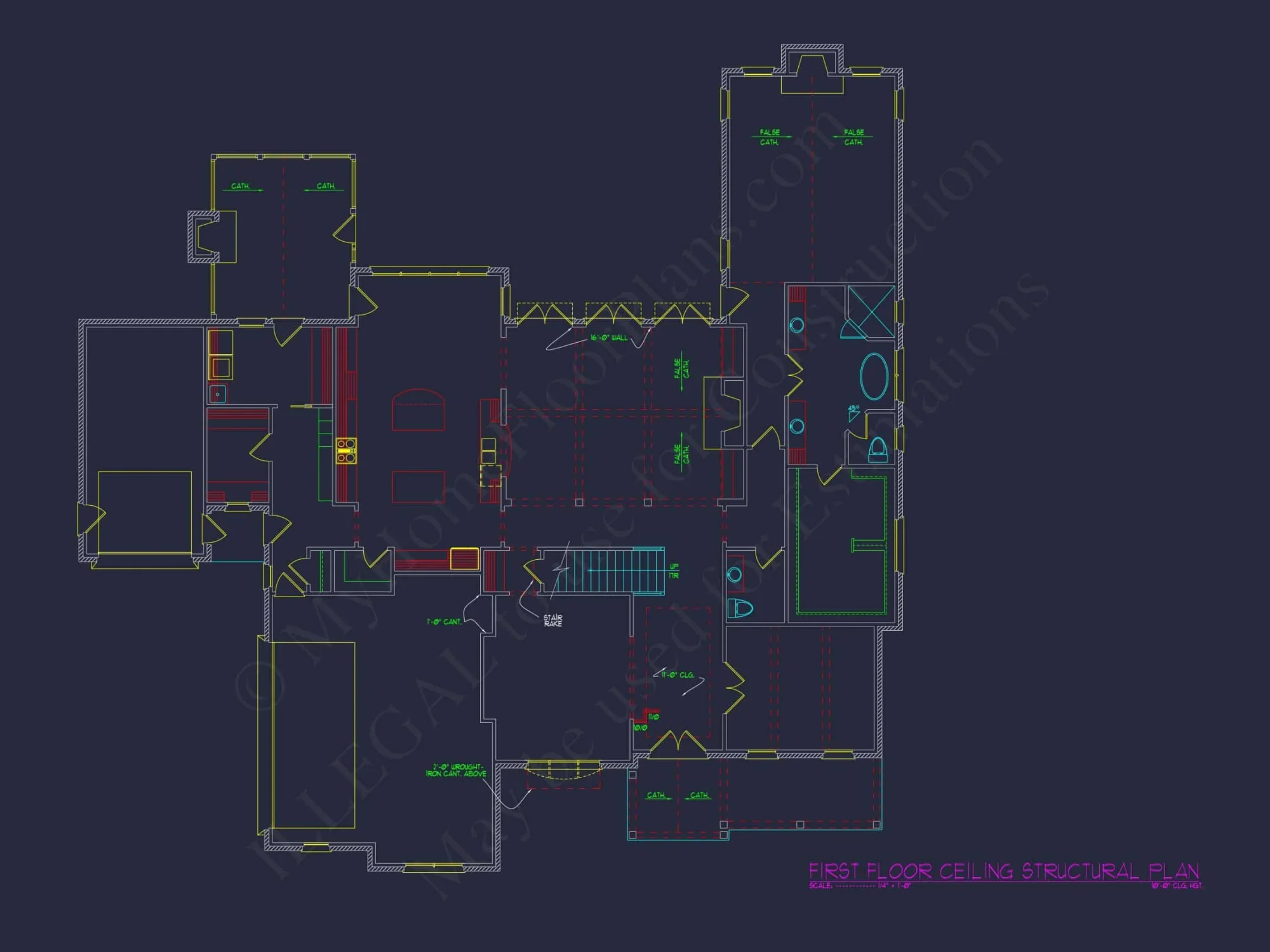 Luxury house Floor Plan with 4 Beds, Blueprint & Designs