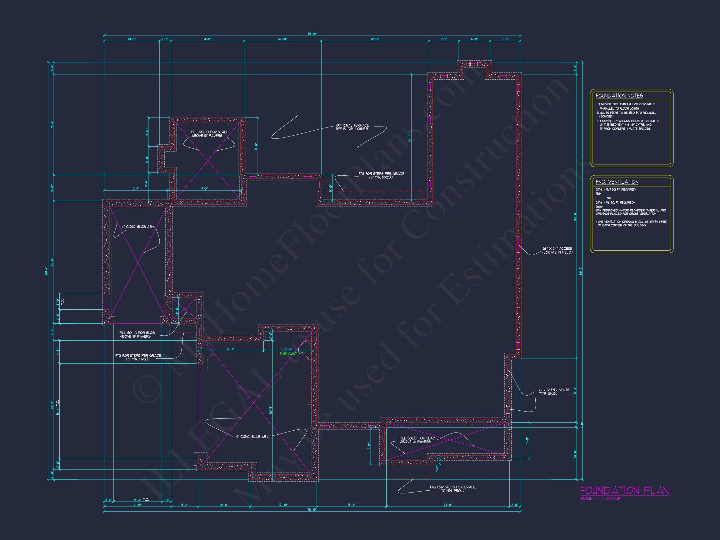 Luxury house Floor Plan with 4 Beds, Blueprint & Designs