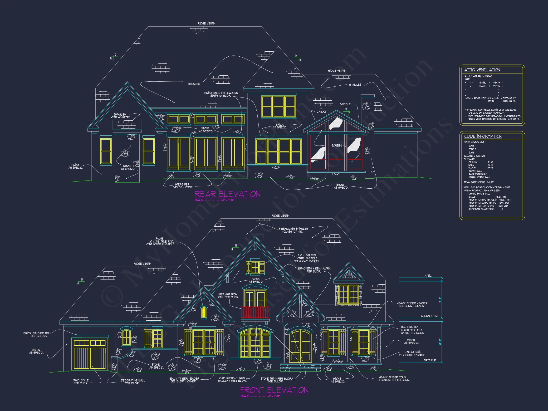Luxury house Floor Plan with 4 Beds, Blueprint & Designs
