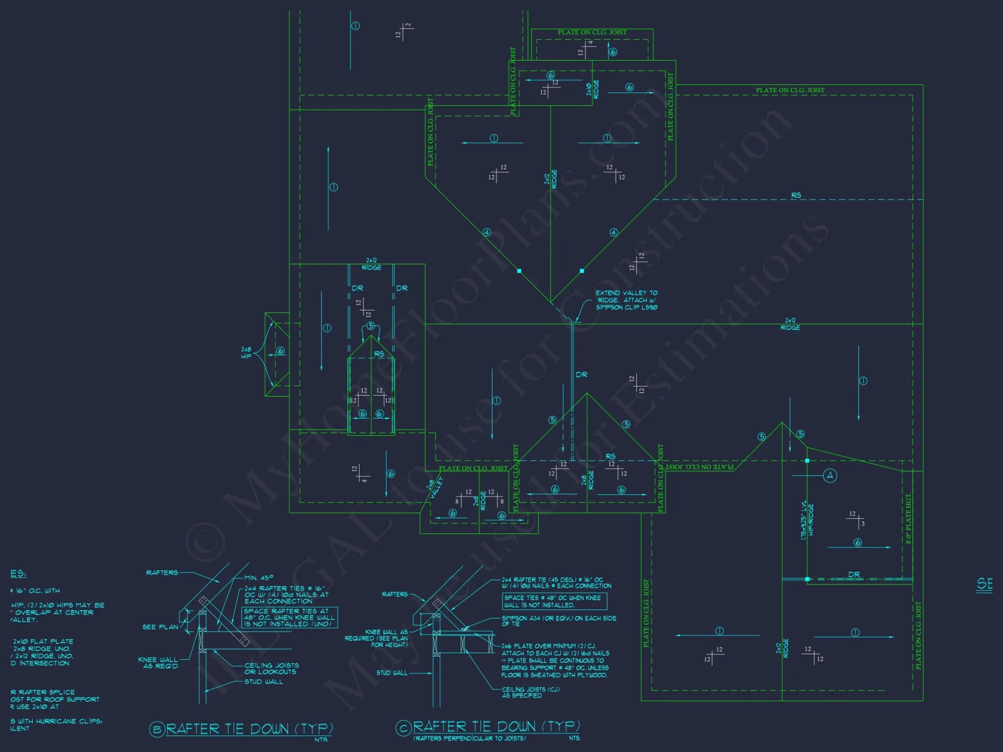 Beautiful house Floor Plan with Blueprint & Modern CAD Designs