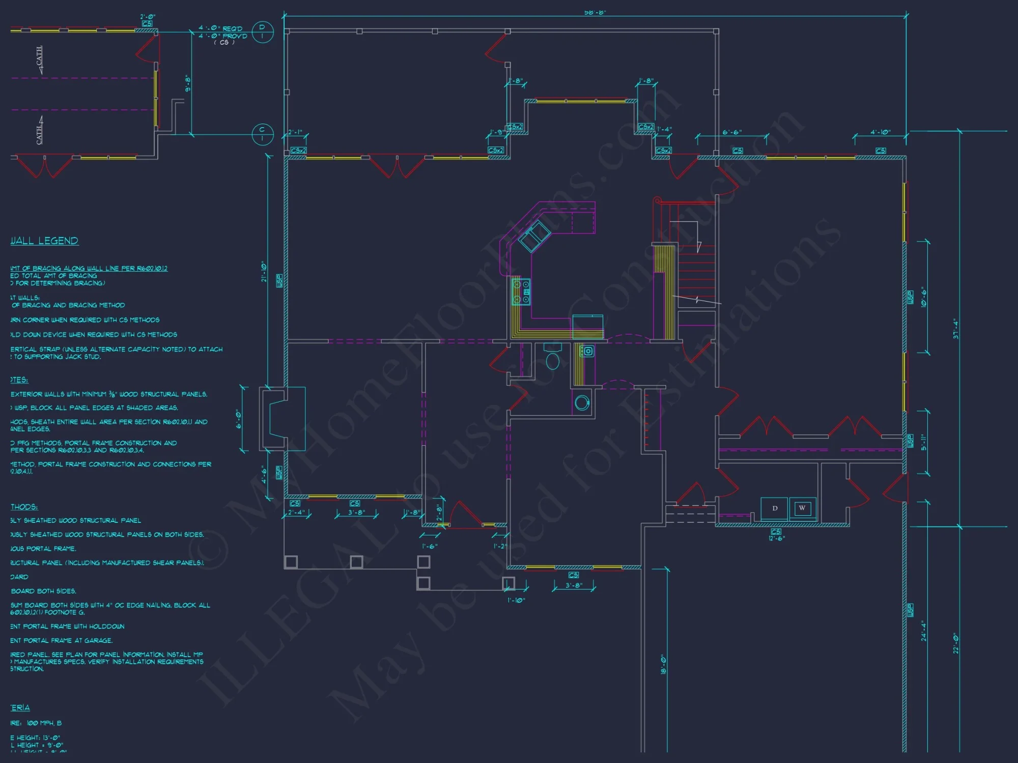 Beautiful house Floor Plan with Blueprint & Modern CAD Designs