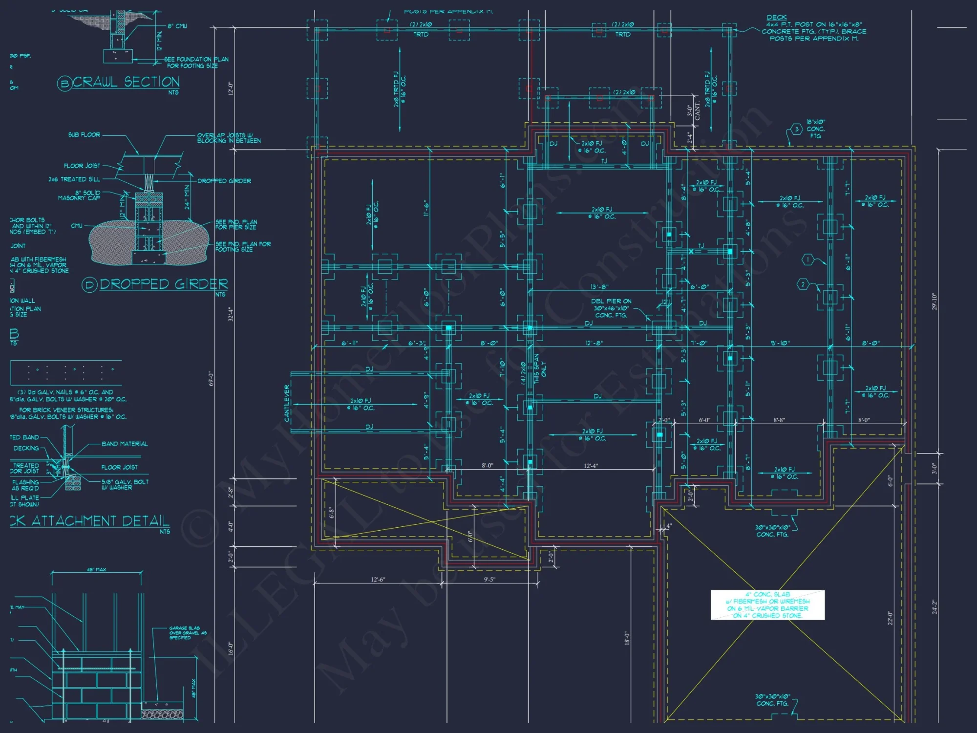 Beautiful house Floor Plan with Blueprint & Modern CAD Designs