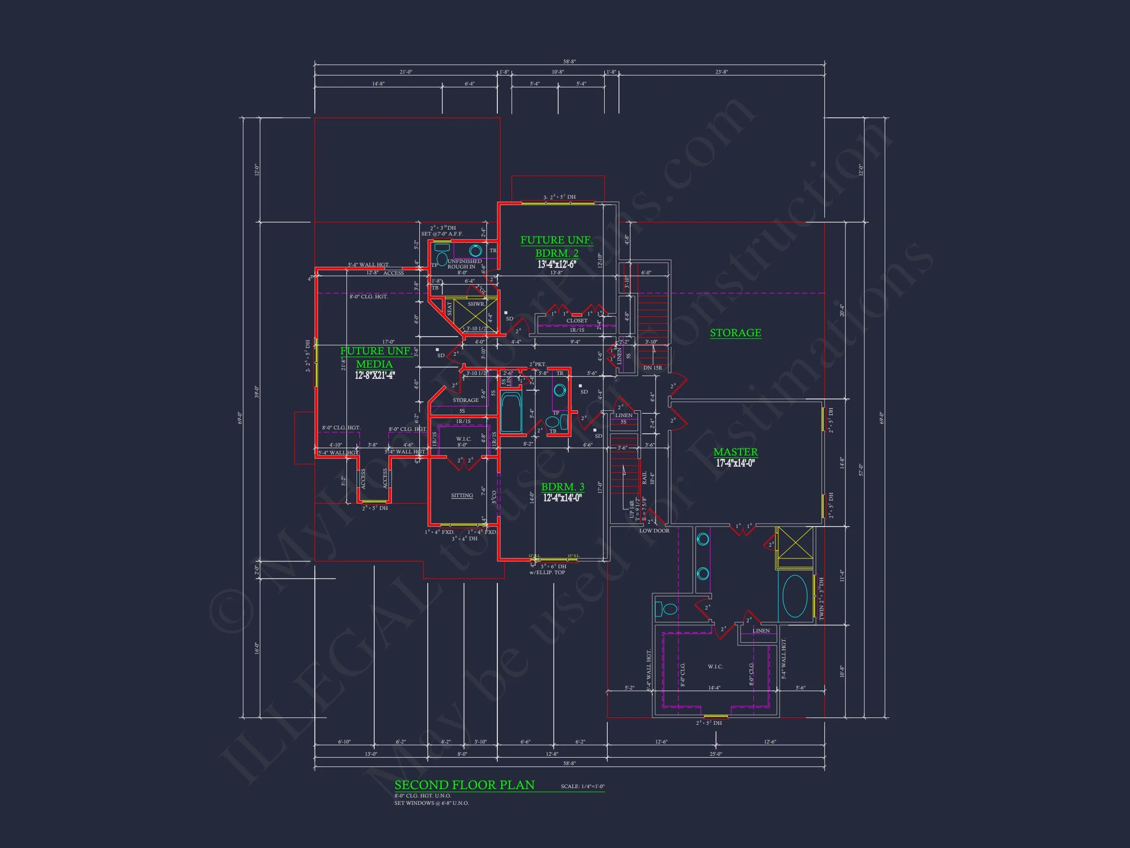 Beautiful house Floor Plan with Blueprint & Modern CAD Designs