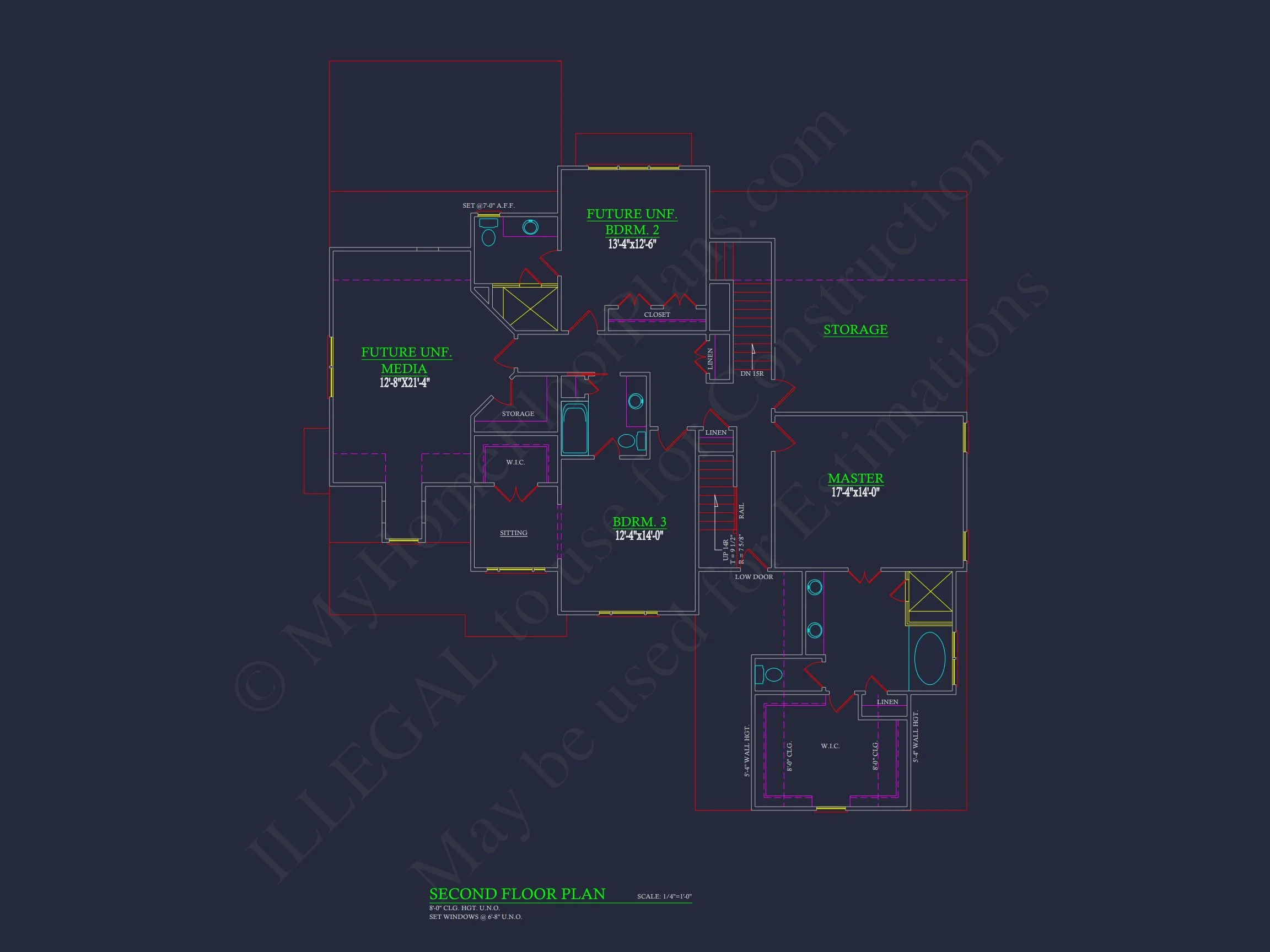 Beautiful house Floor Plan with Blueprint & Modern CAD Designs