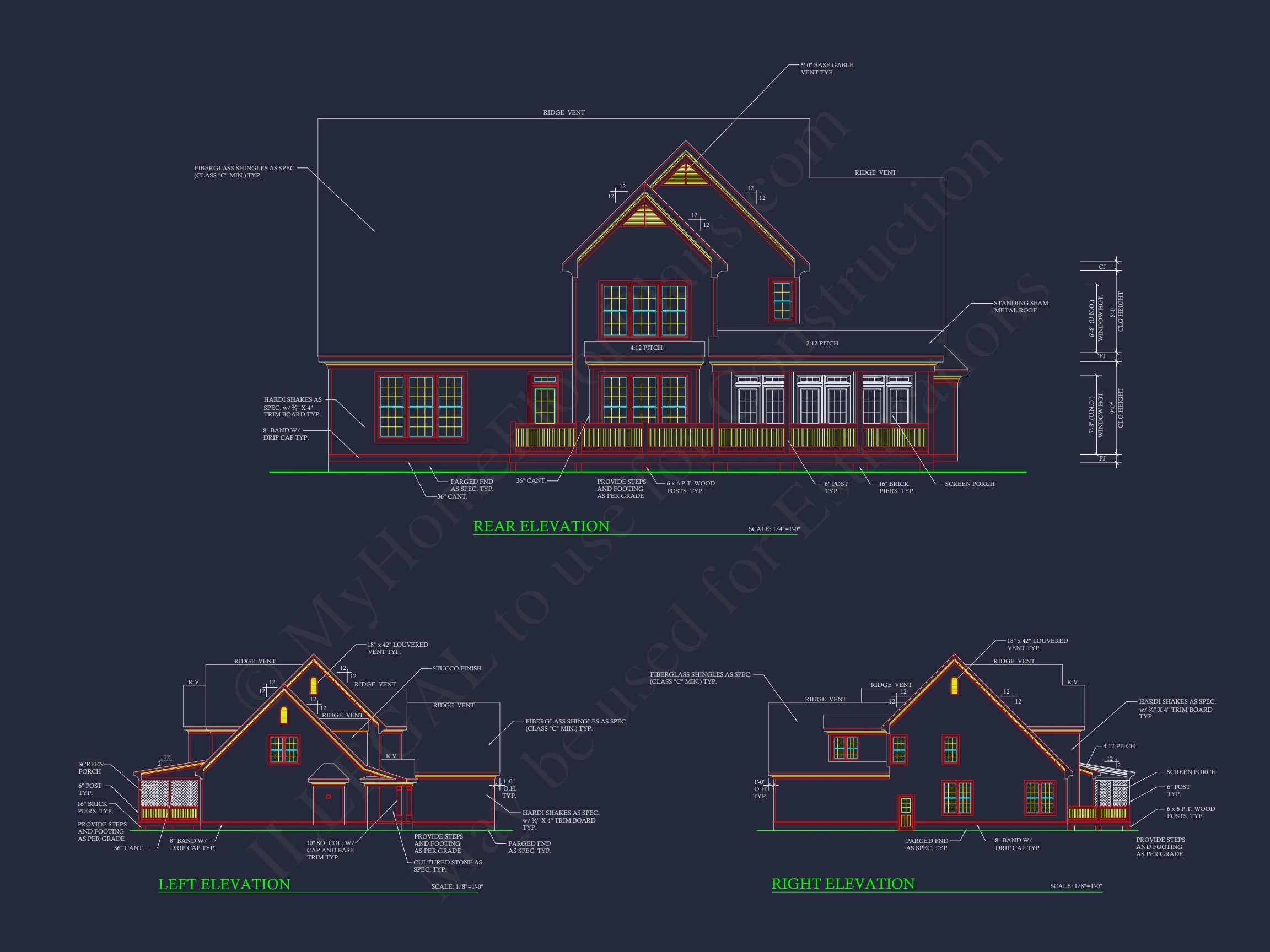 Beautiful house Floor Plan with Blueprint & Modern CAD Designs