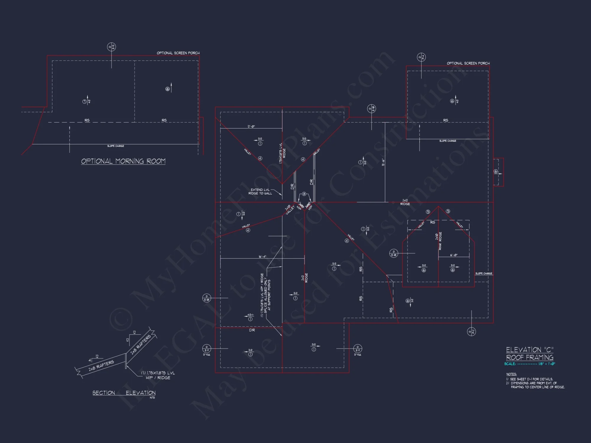 Spacious 2-Story house Plan with Custom Features and CAD Designs