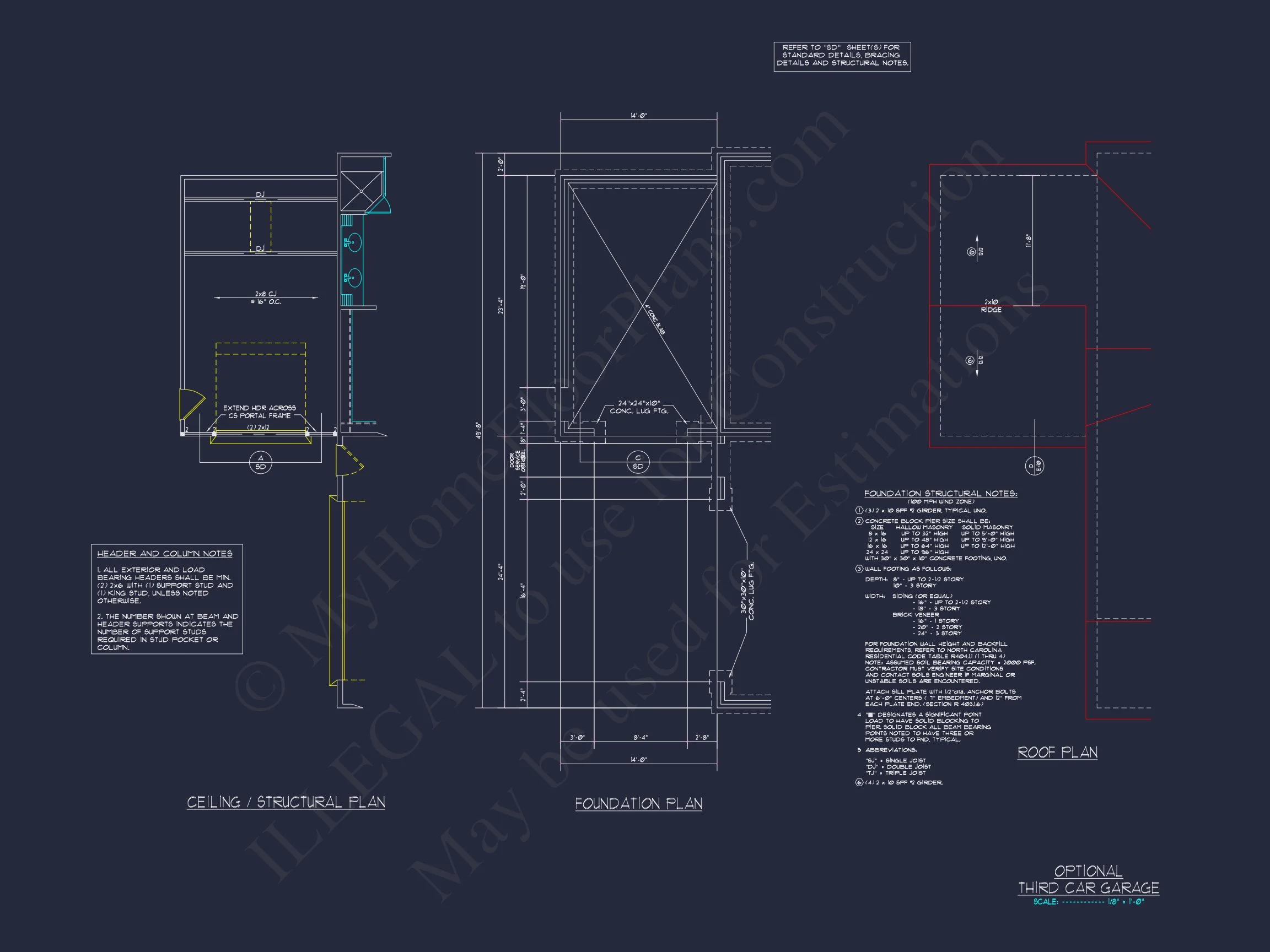 Spacious 2-Story house Plan with Custom Features and CAD Designs