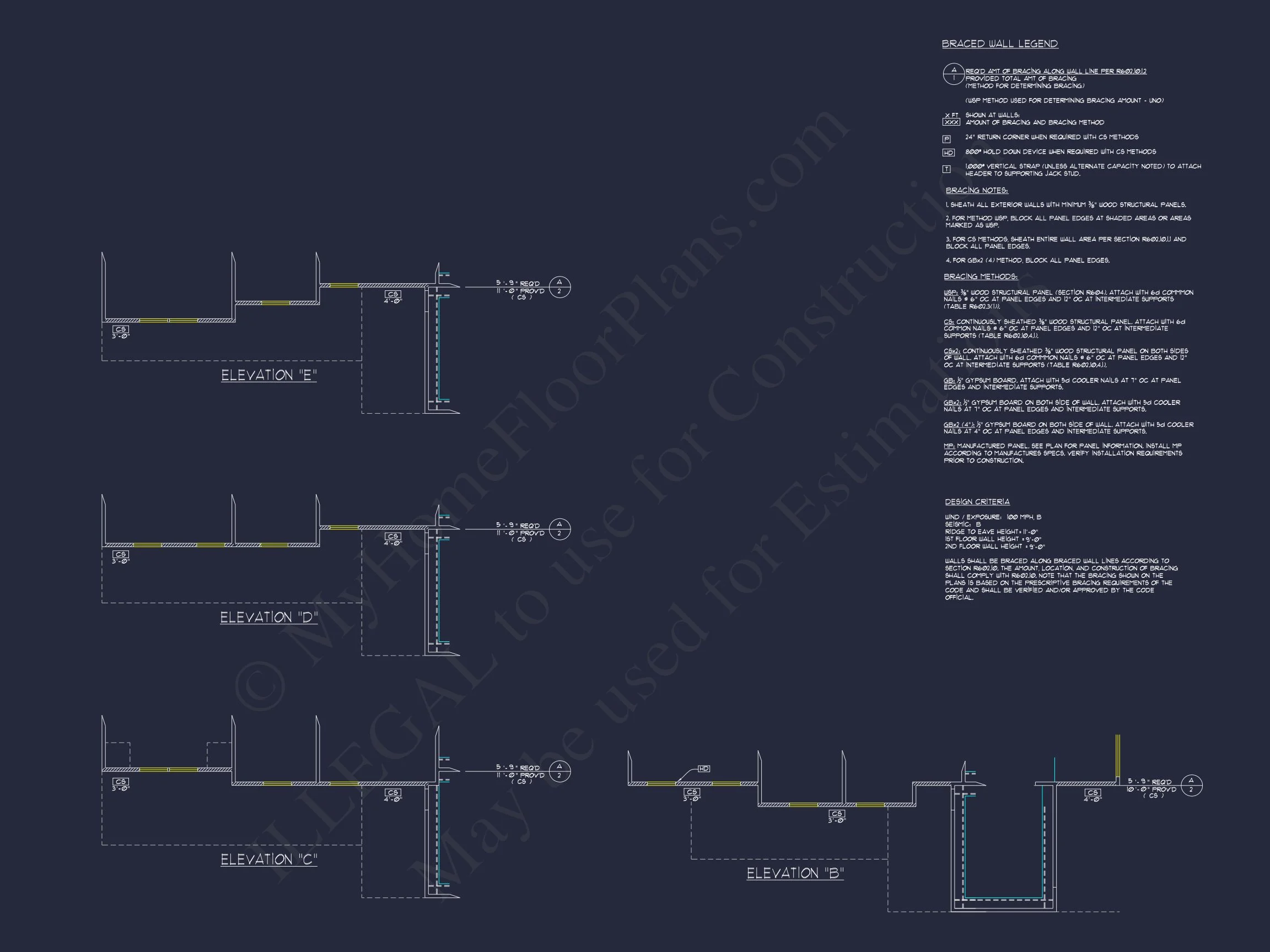 "CAD blueprint of an elegant multi-level house design"