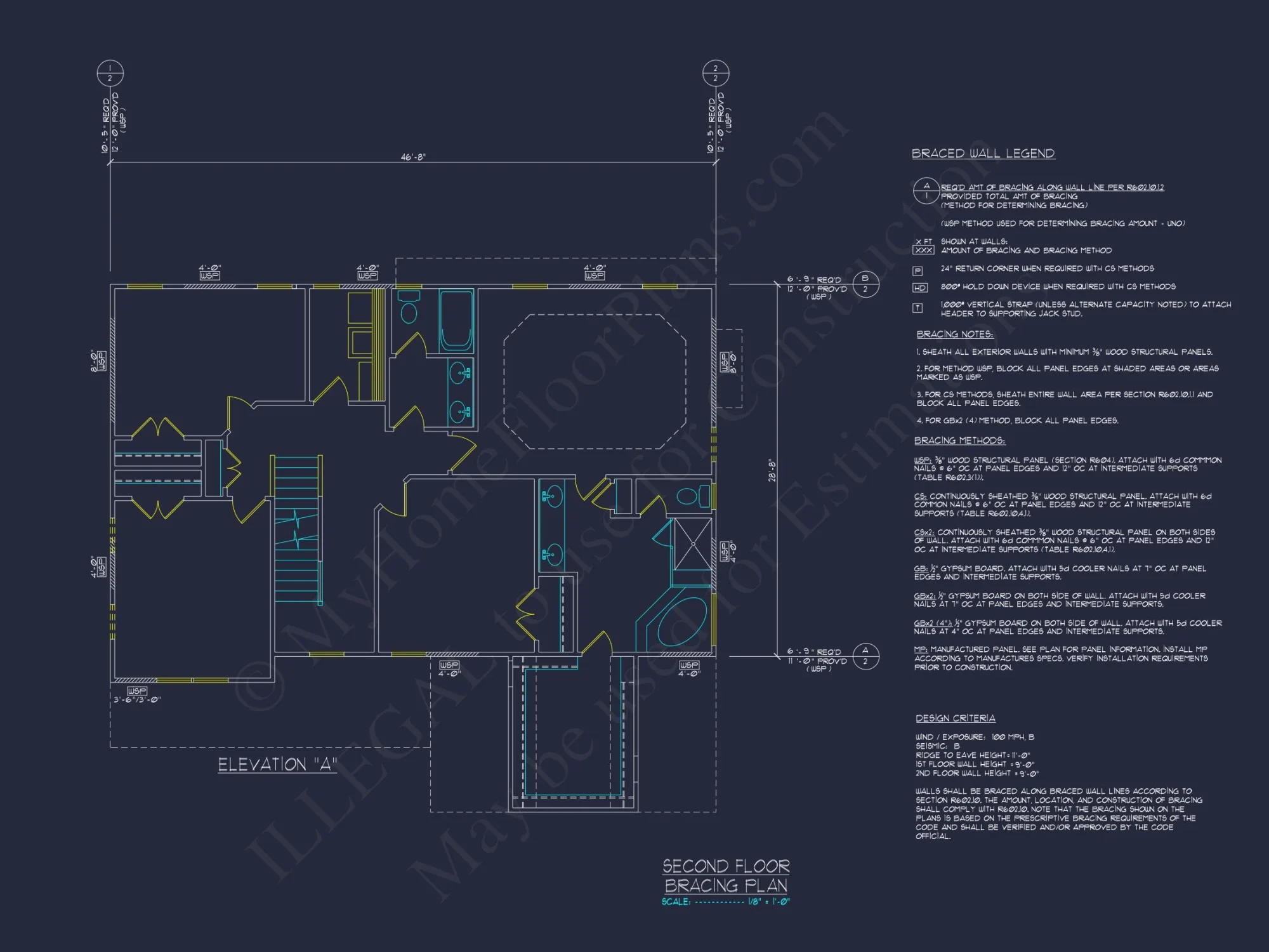 "CAD blueprint of an elegant multi-level house design"