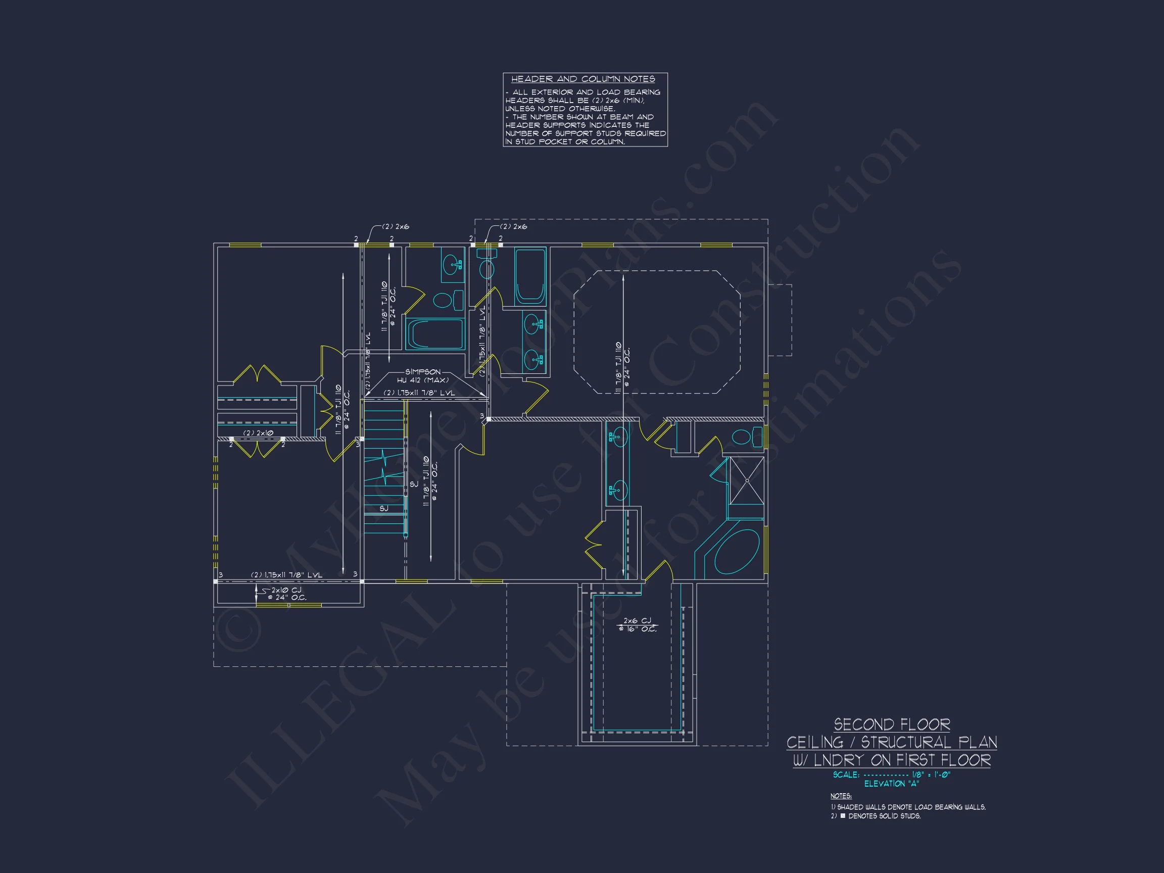 Elegant house Design: CAD Blueprint for Multi-Level Living