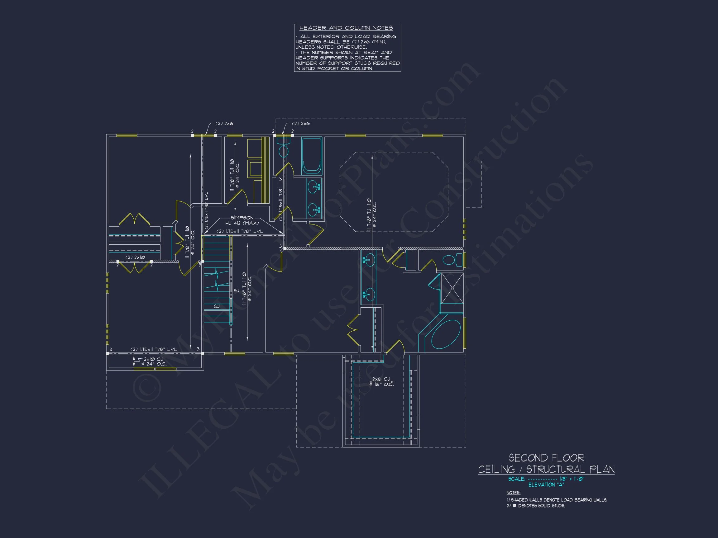 Elegant house Design: CAD Blueprint for Multi-Level Living