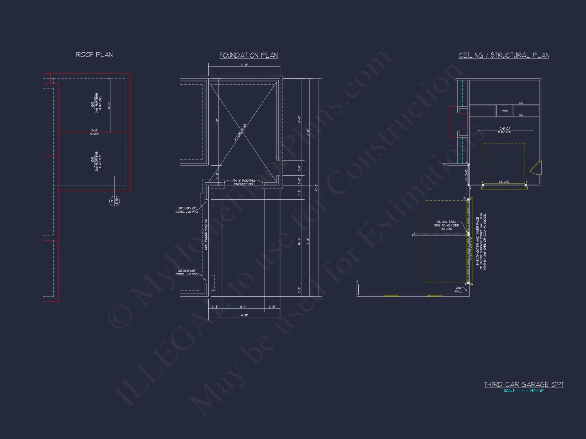 Elegant house Design: CAD Blueprint for Multi-Level Living
