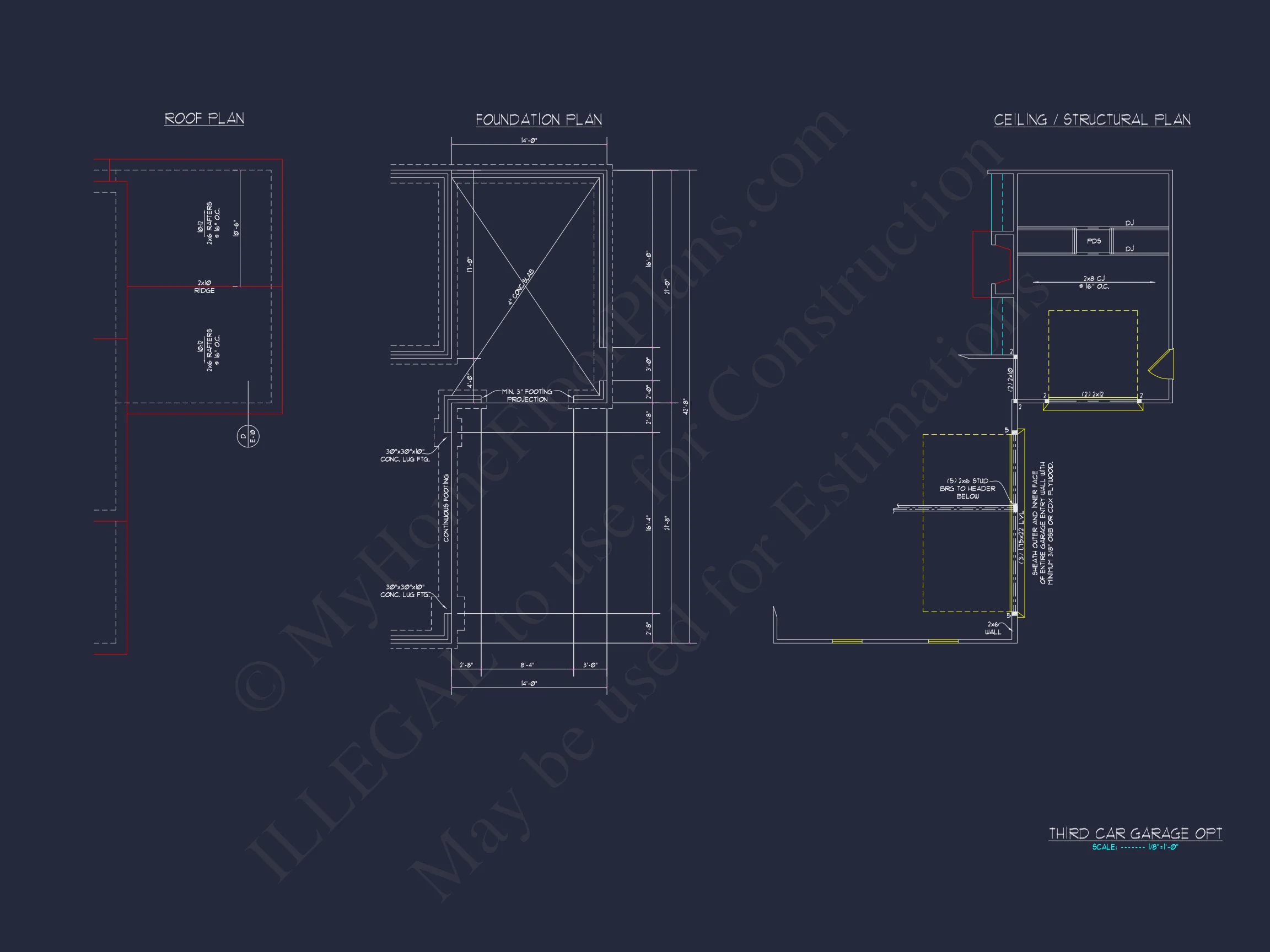 Elegant house Design: CAD Blueprint for Multi-Level Living