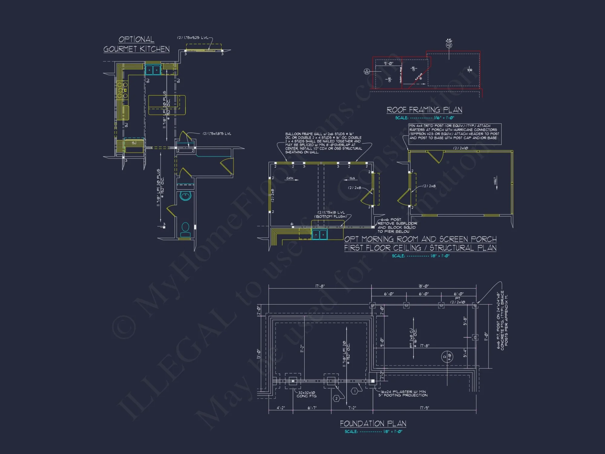 Elegant house Design: CAD Blueprint for Multi-Level Living