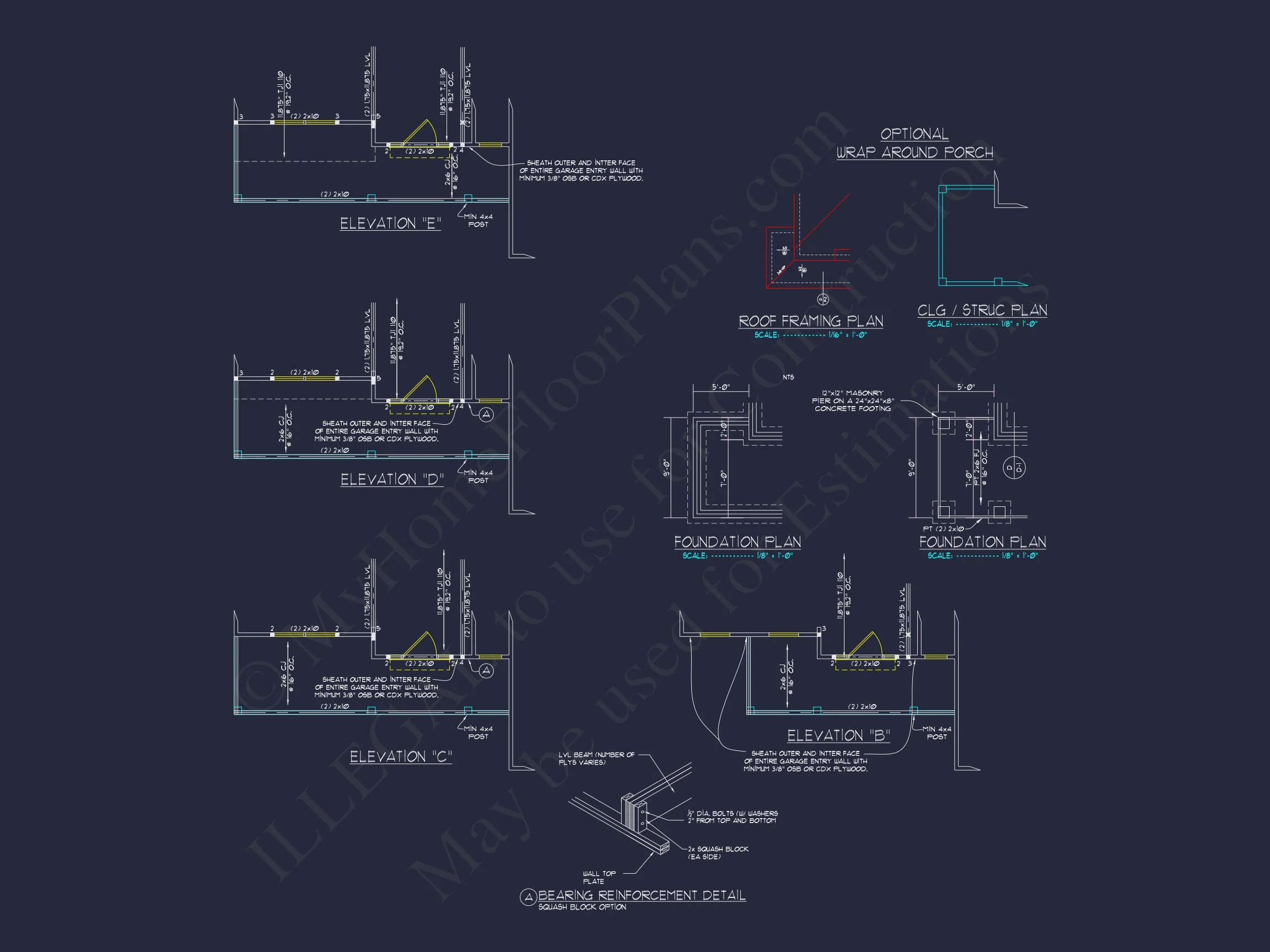 Elegant house Design: CAD Blueprint for Multi-Level Living