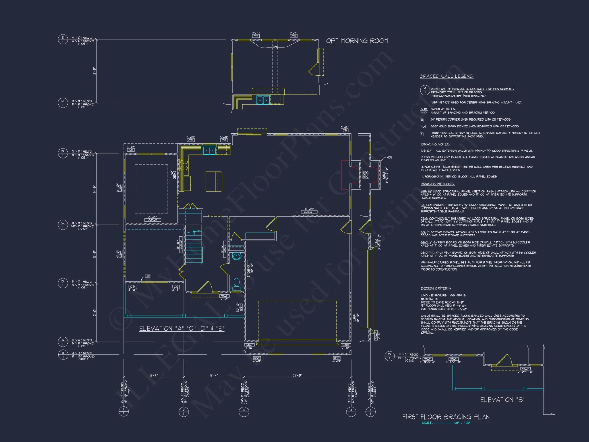 Elegant house Design: CAD Blueprint for Multi-Level Living