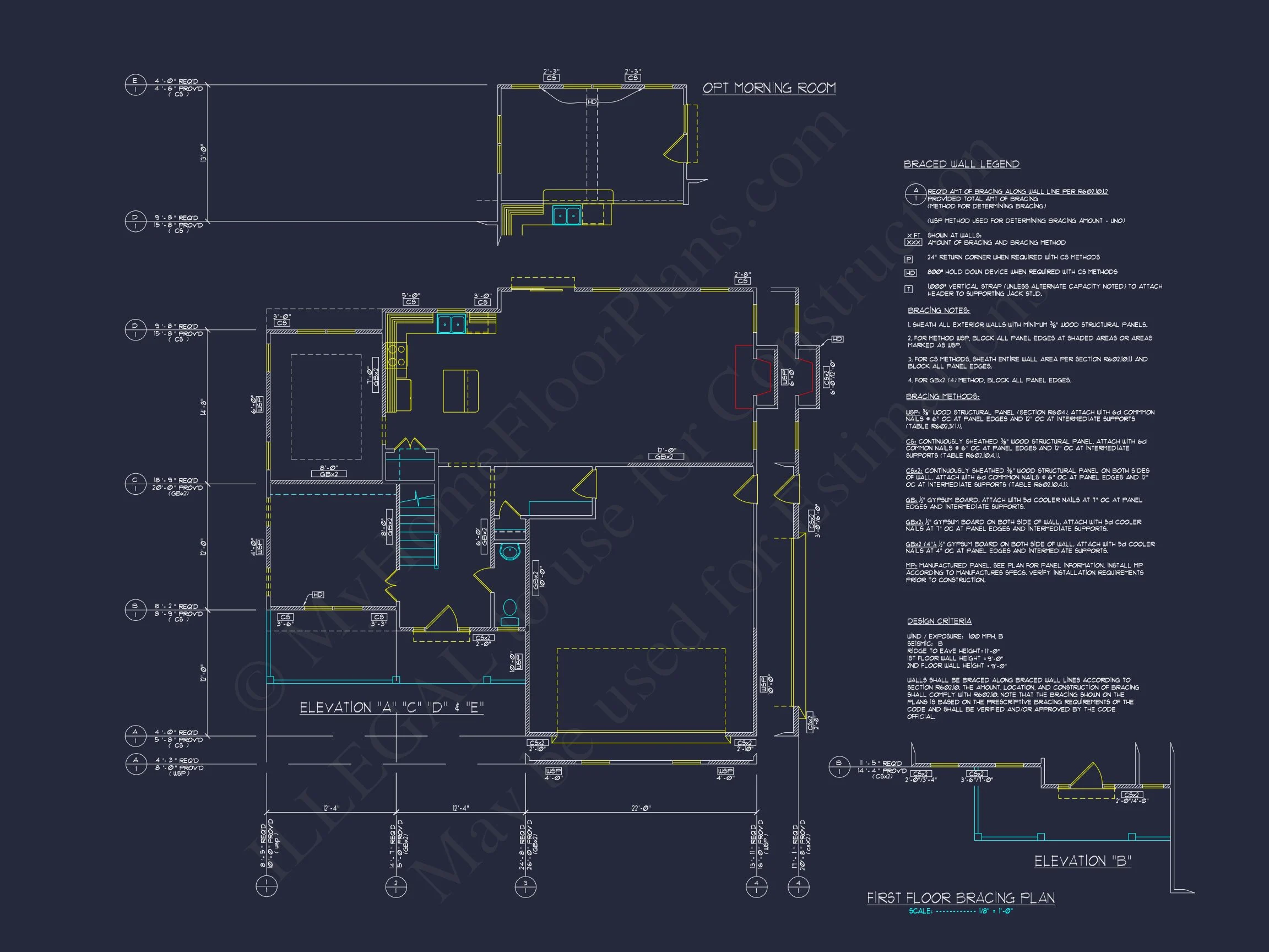 Elegant house Design: CAD Blueprint for Multi-Level Living