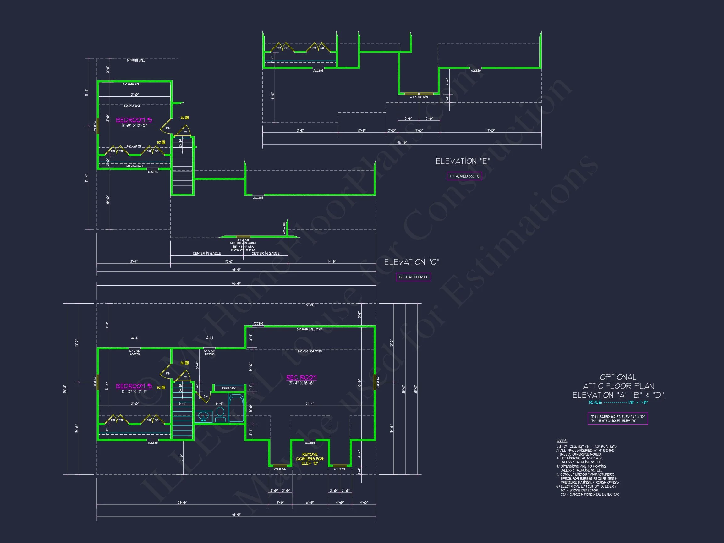 Elegant house Design: CAD Blueprint for Multi-Level Living