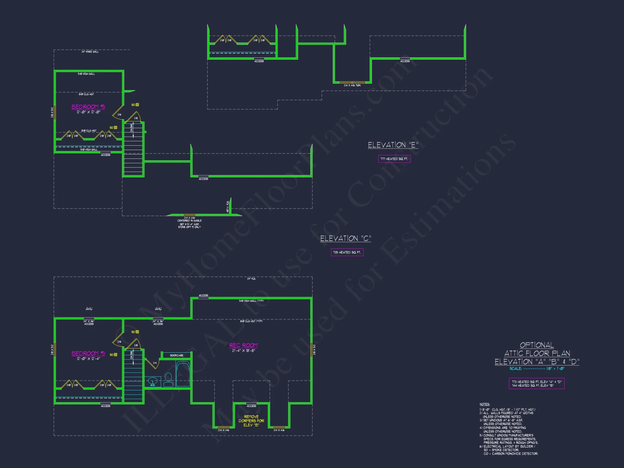 Elegant house Design: CAD Blueprint for Multi-Level Living