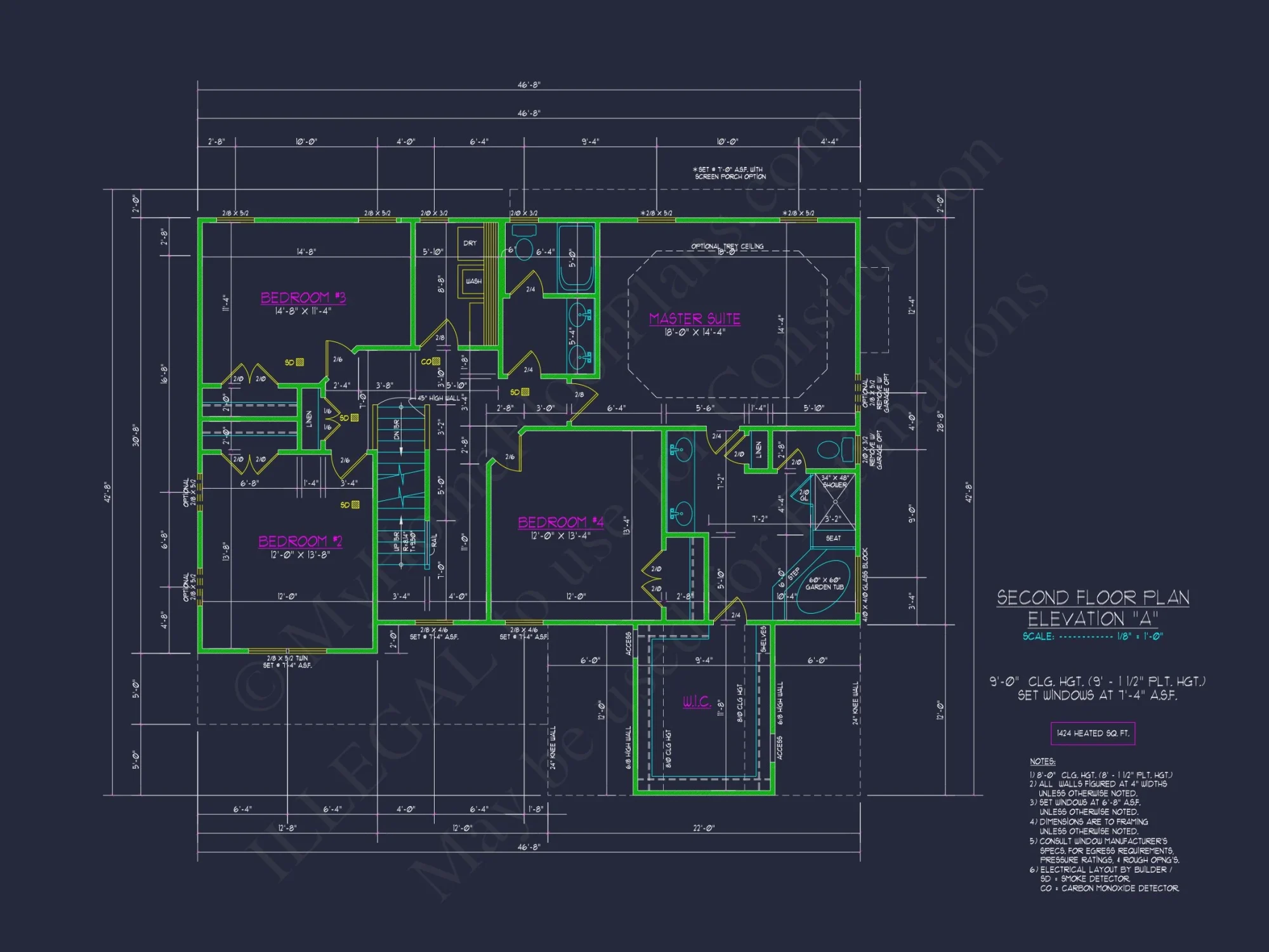 Elegant house Design: CAD Blueprint for Multi-Level Living