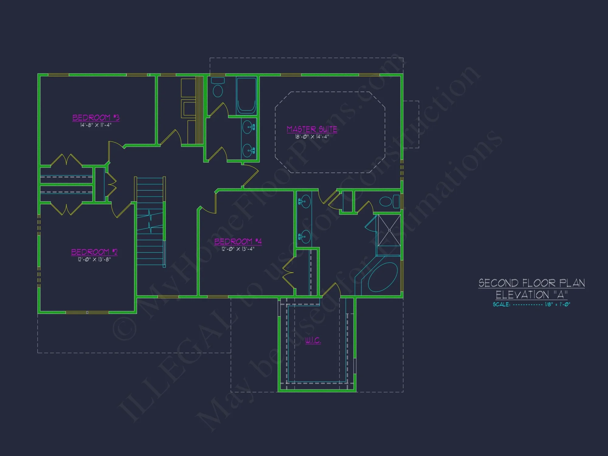 Elegant house Design: CAD Blueprint for Multi-Level Living