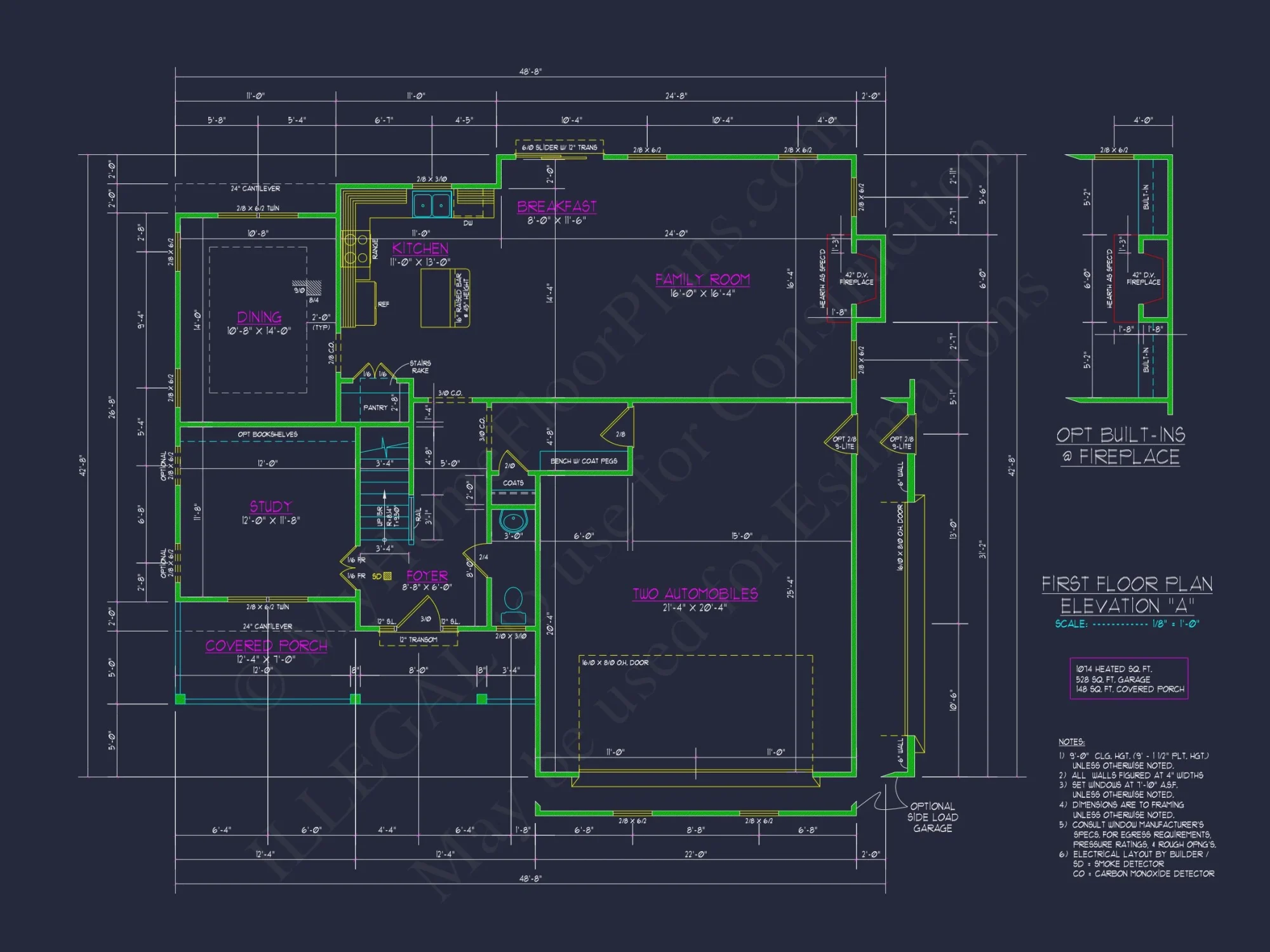 Elegant house Design: CAD Blueprint for Multi-Level Living