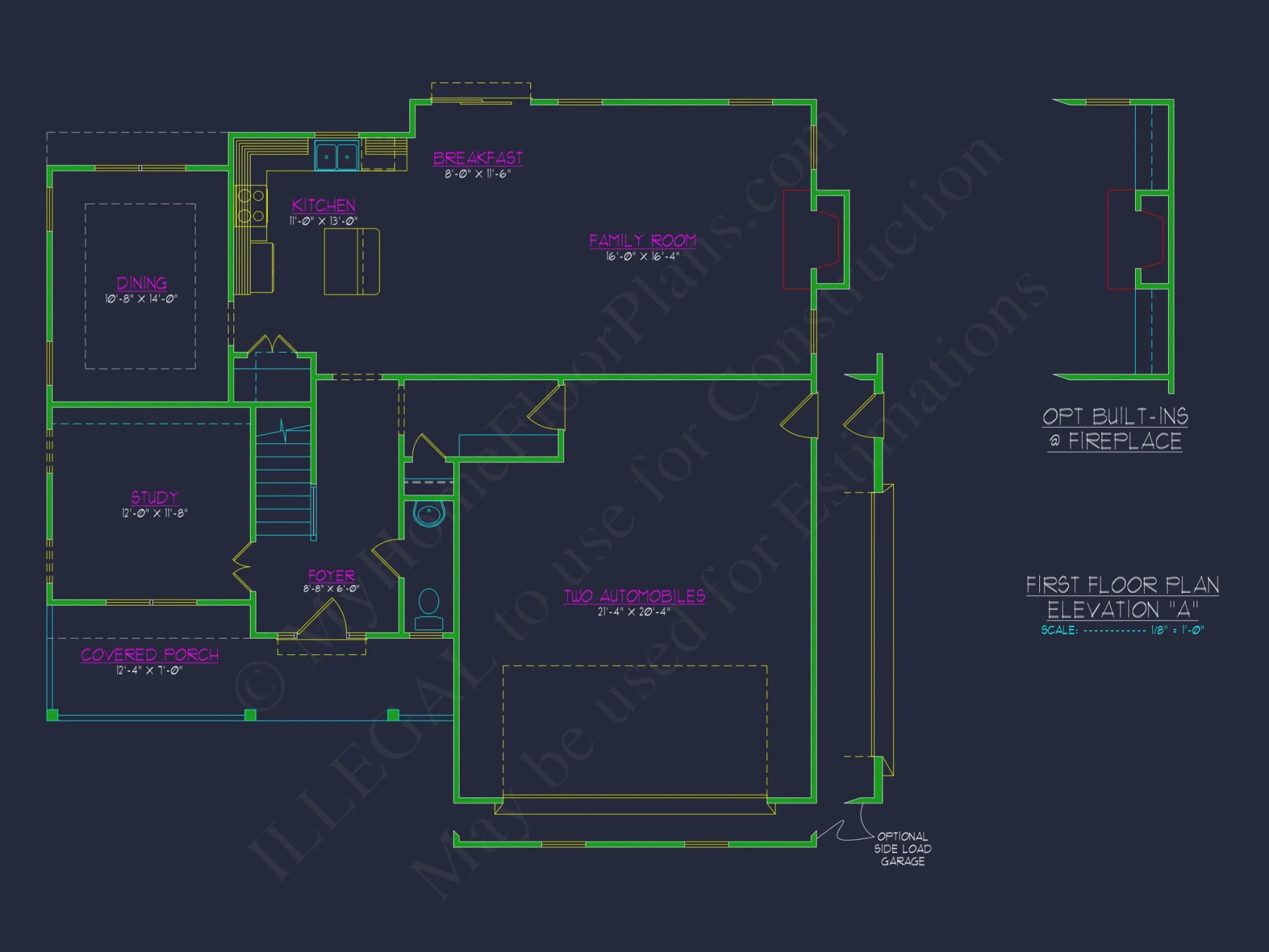 Elegant house Design: CAD Blueprint for Multi-Level Living