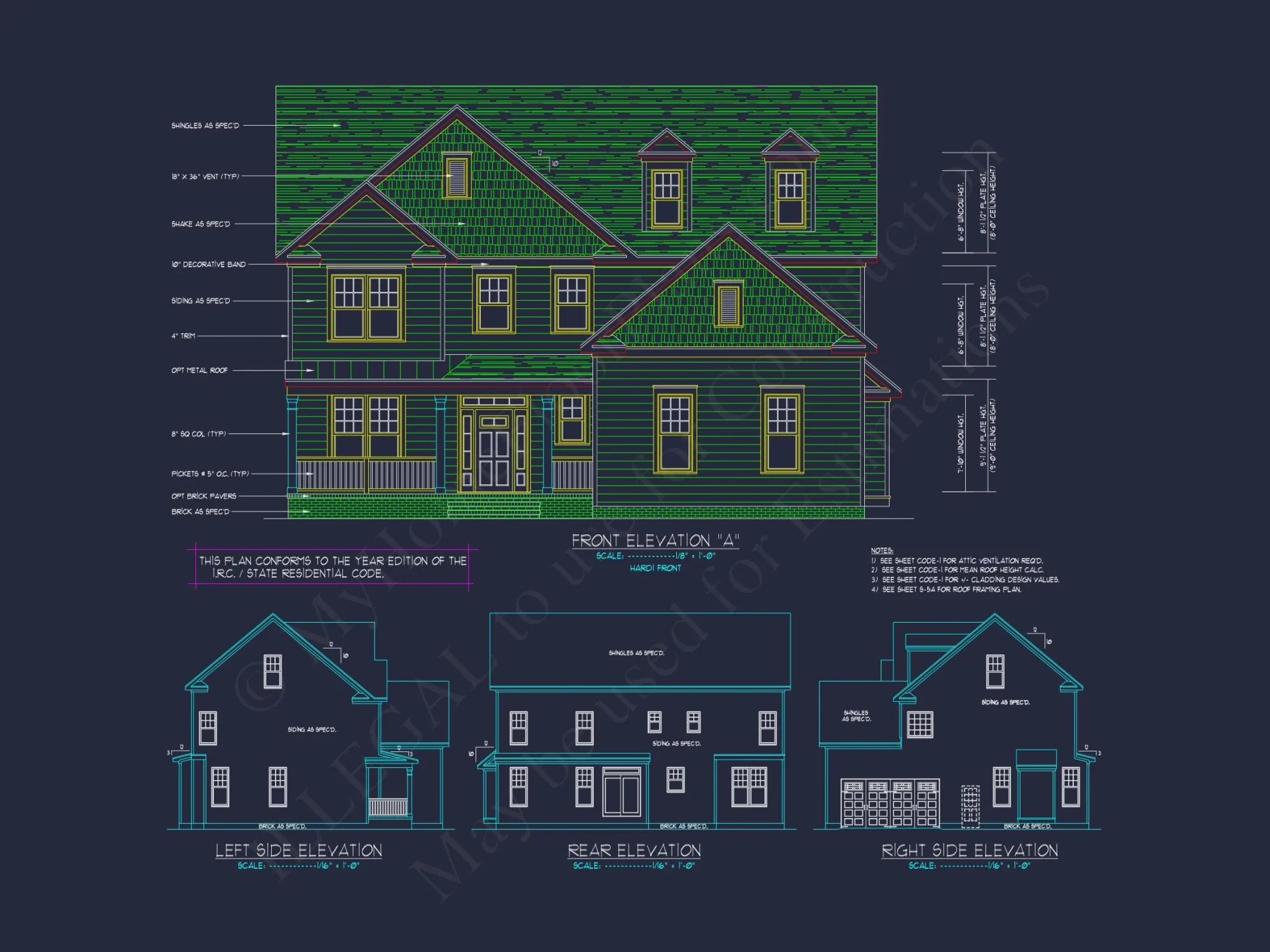 Elegant house Design: CAD Blueprint for Multi-Level Living
