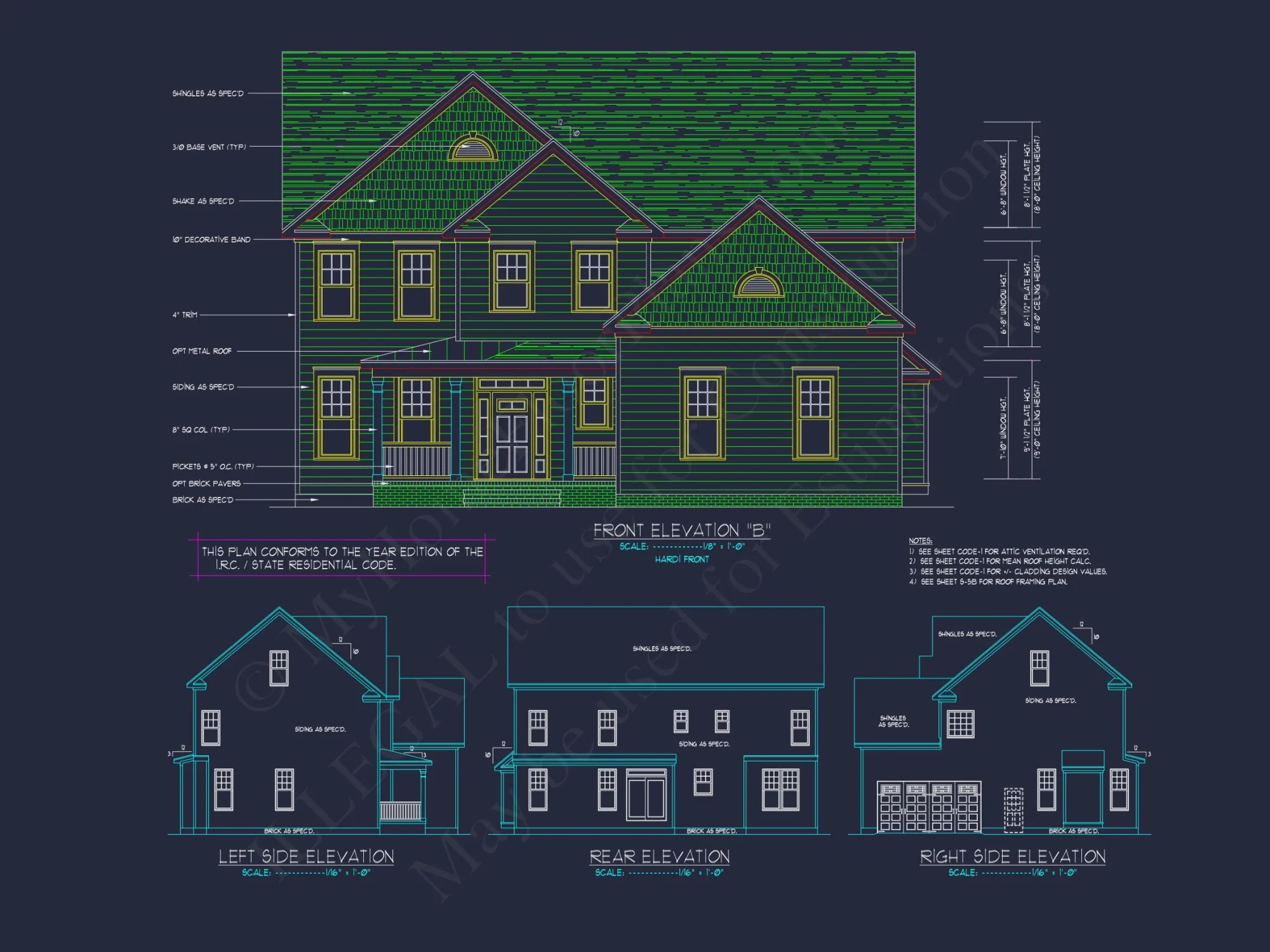 Elegant house Design: CAD Blueprint for Multi-Level Living