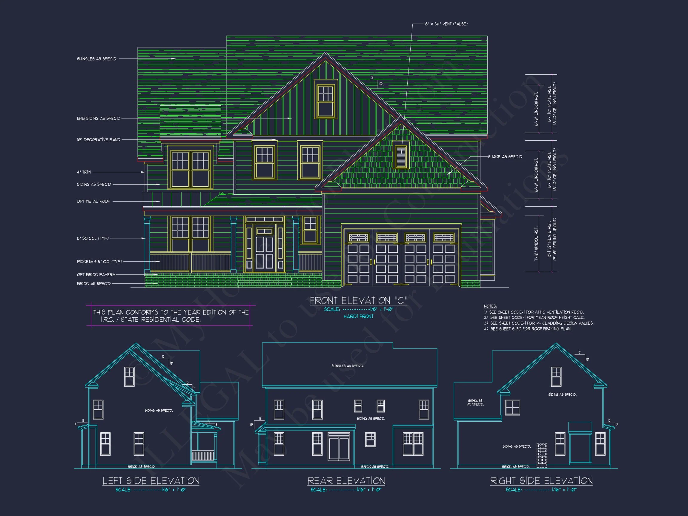 Elegant house Design: CAD Blueprint for Multi-Level Living
