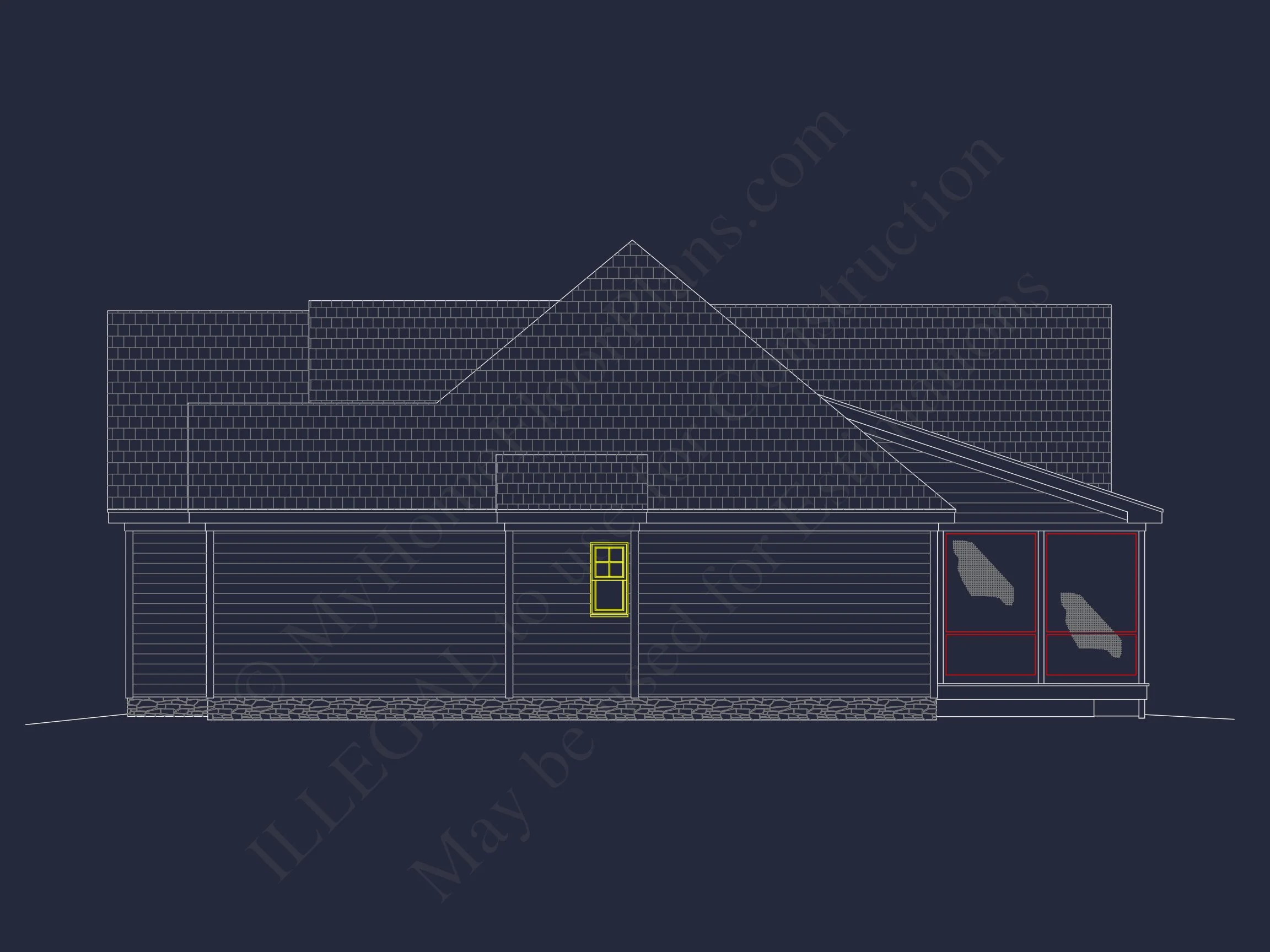 Craftsman house Plan with 3 Beds, Spacious Floor Plans, and CAD Designs