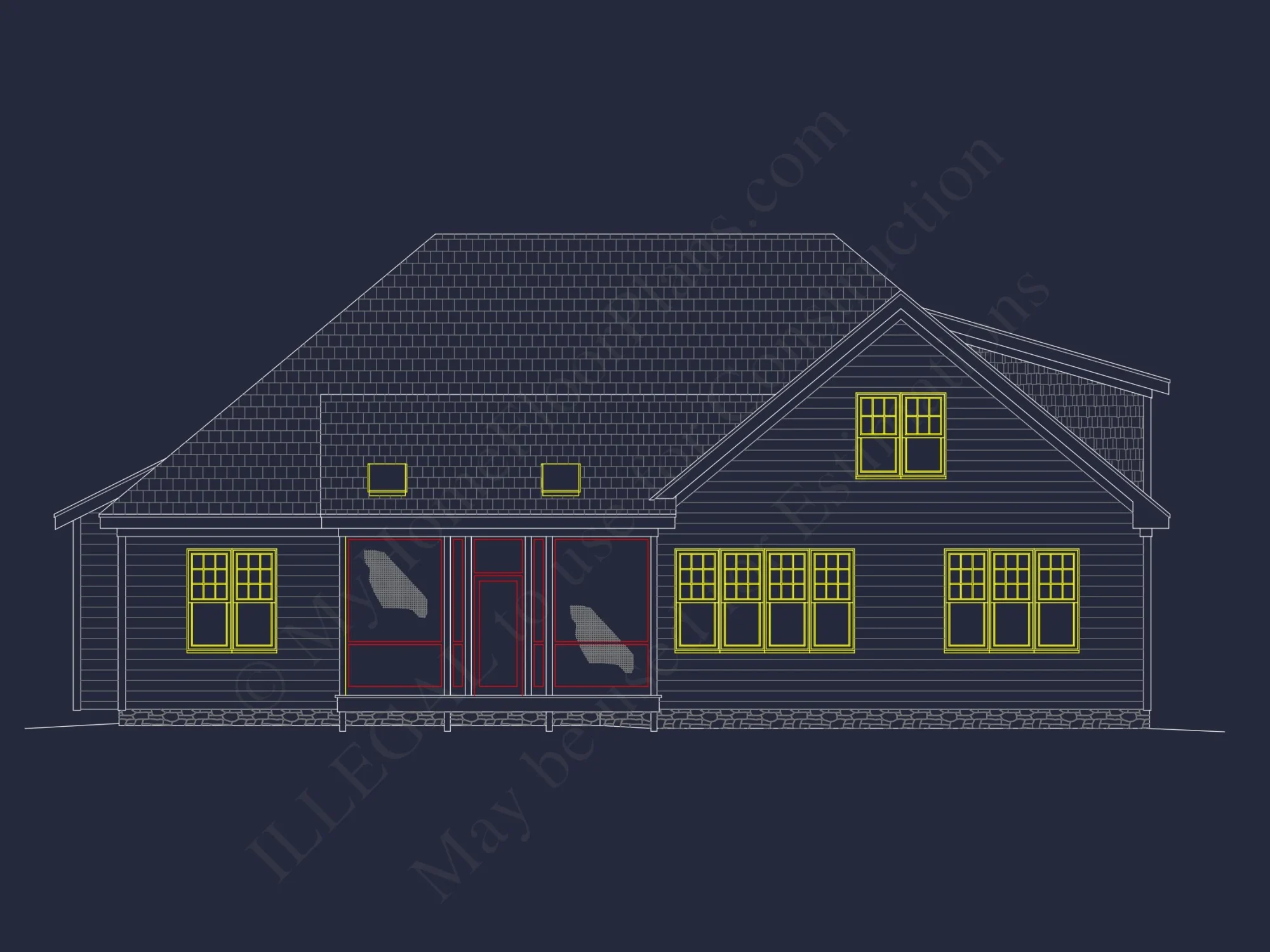 Craftsman house Plan with 3 Beds, Spacious Floor Plans, and CAD Designs