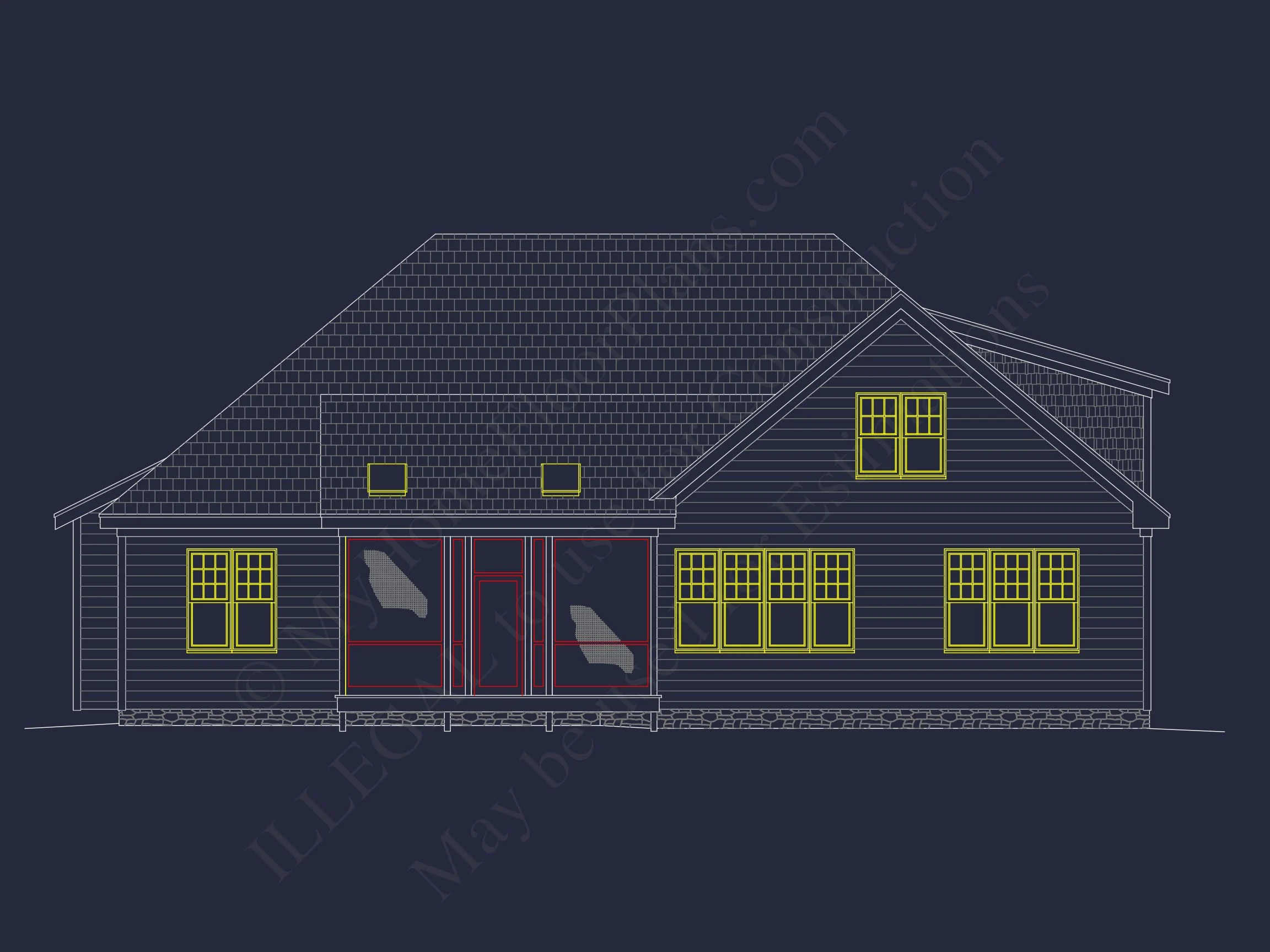 Craftsman house Plan with 3 Beds, Spacious Floor Plans, and CAD Designs