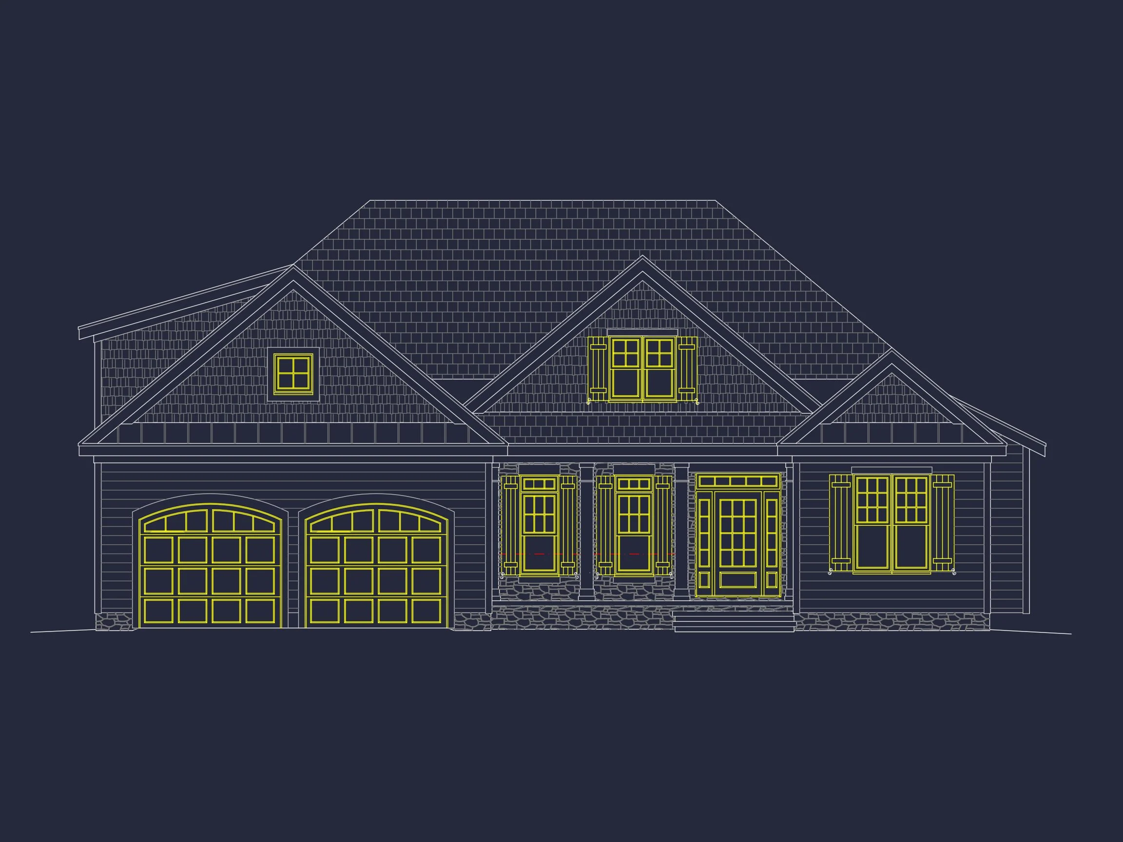 Craftsman house Plan with 3 Beds, Spacious Floor Plans, and CAD Designs