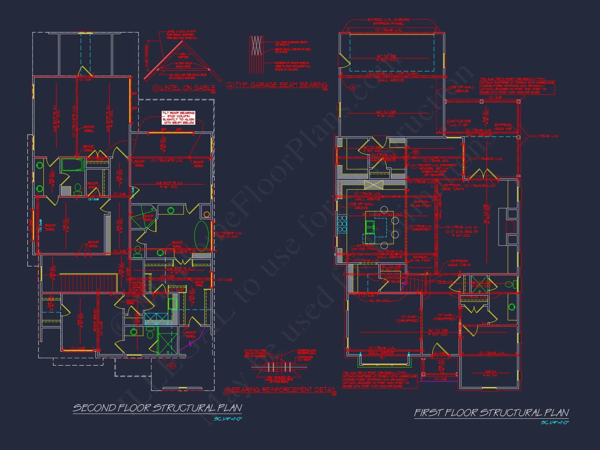 Craftsman-Style house Floor Plan with Spacious CAD Designs