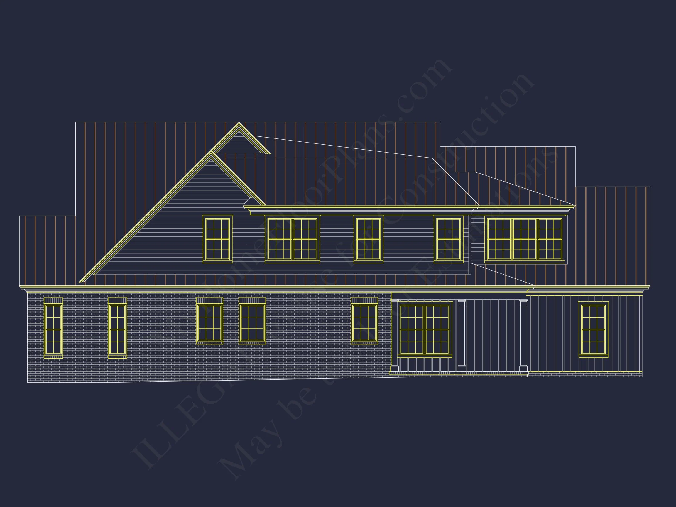 12-2393 HOUSE PLAN - Craftsman-Style House Floor Plan with Spacious CAD Designs 6 Craftsman-Style house Floor Plan with Spacious CAD Designs