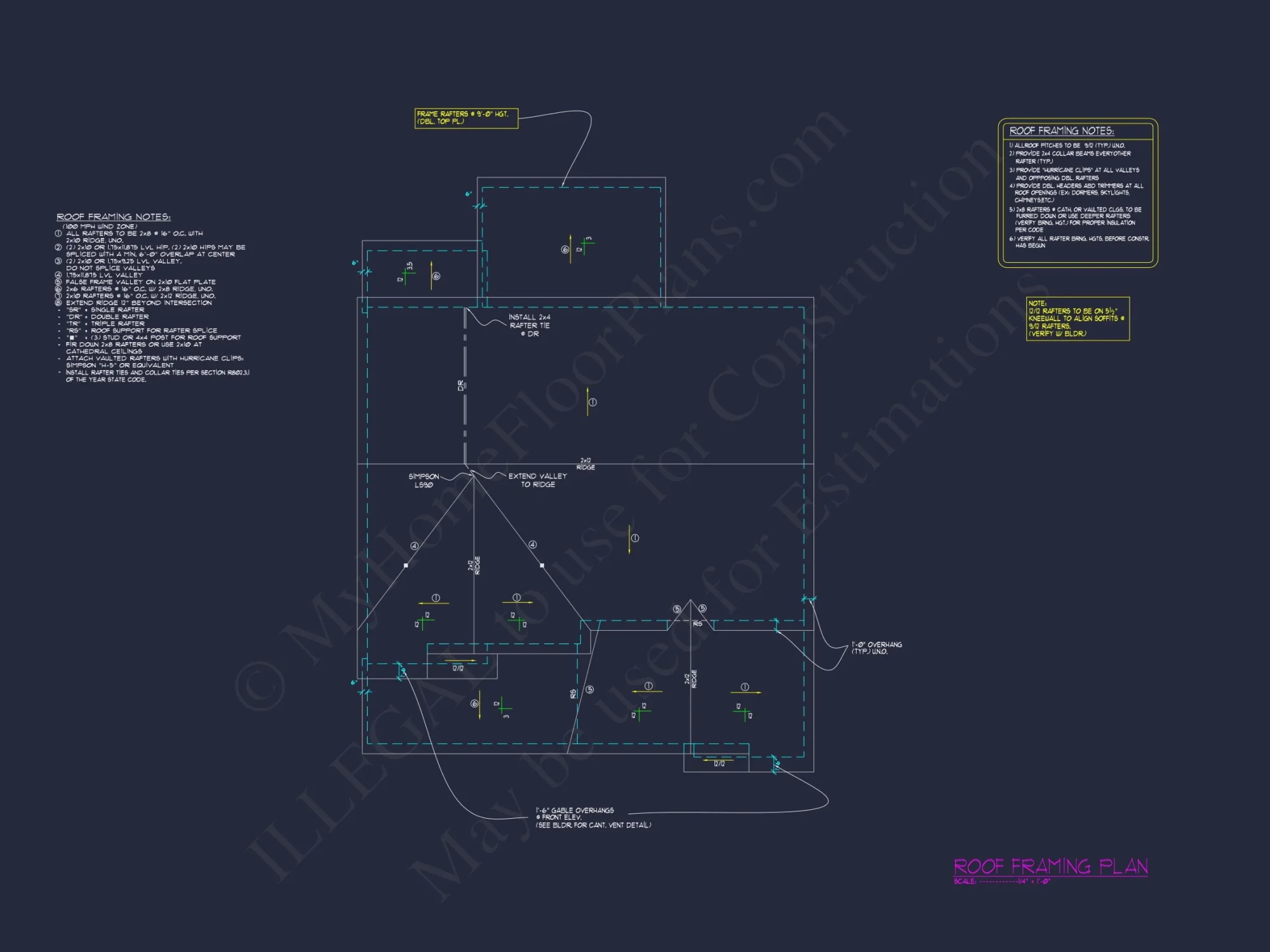 Craftsman house Plan with 2-Story Floor Plan & CAD Designs