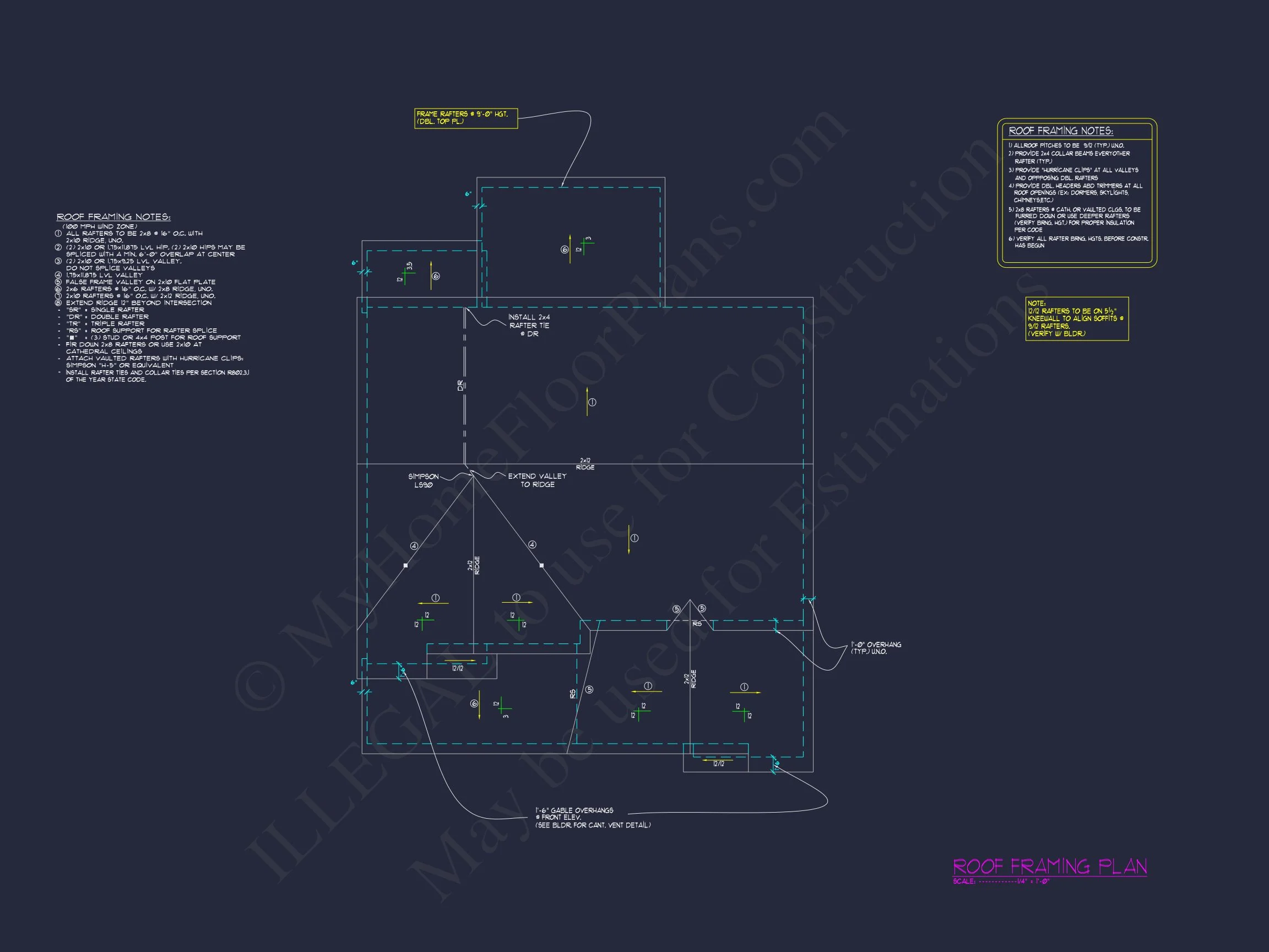 Craftsman house Plan with 2-Story Floor Plan & CAD Designs