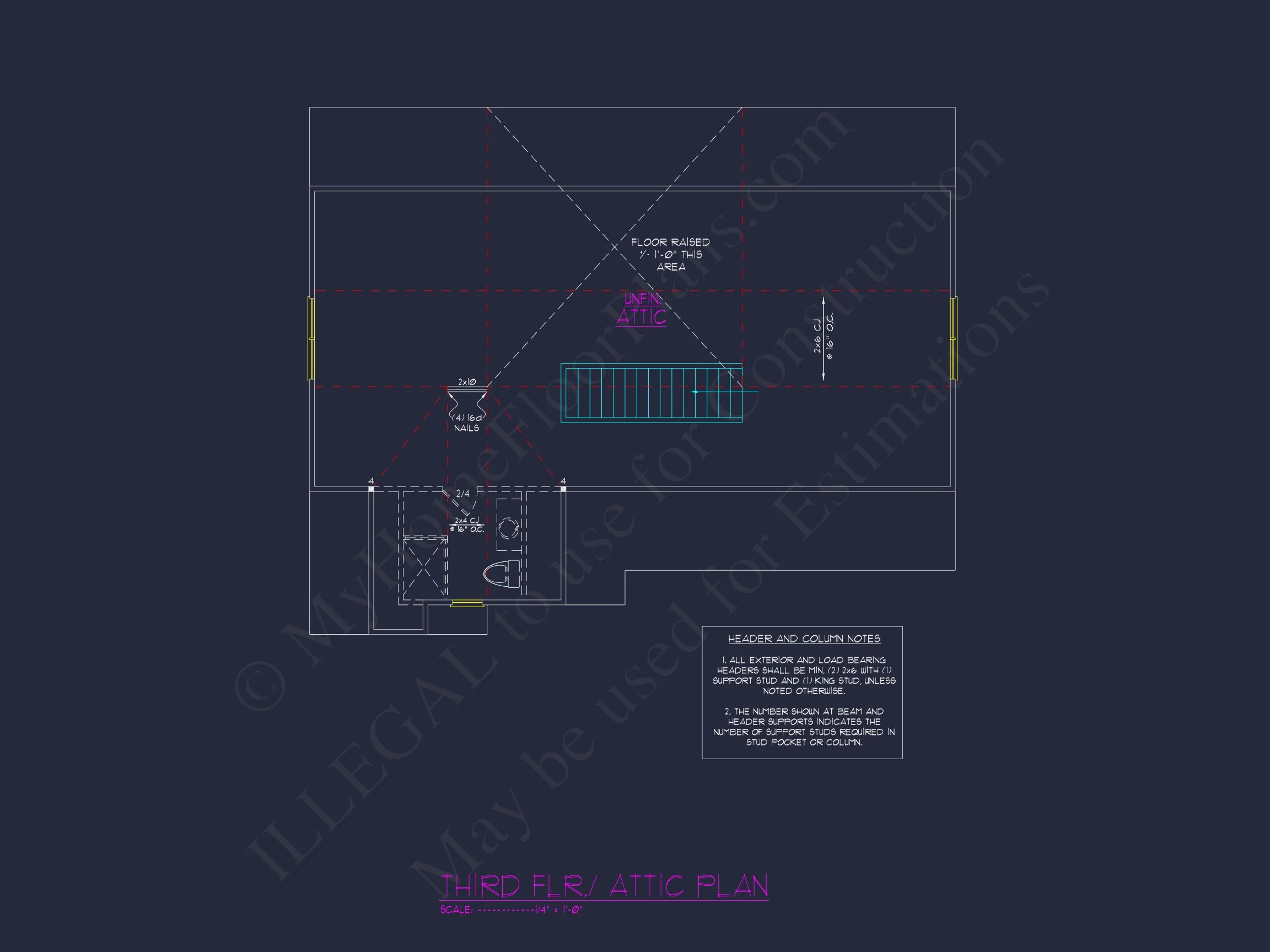 Craftsman house Plan with 2-Story Floor Plan & CAD Designs